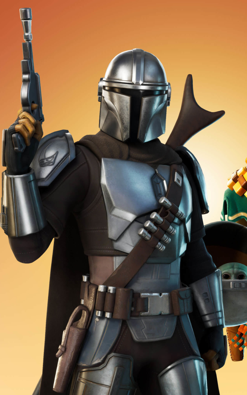 Download mobile wallpaper Video Game, Fortnite, The Mandalorian (Character) for free.