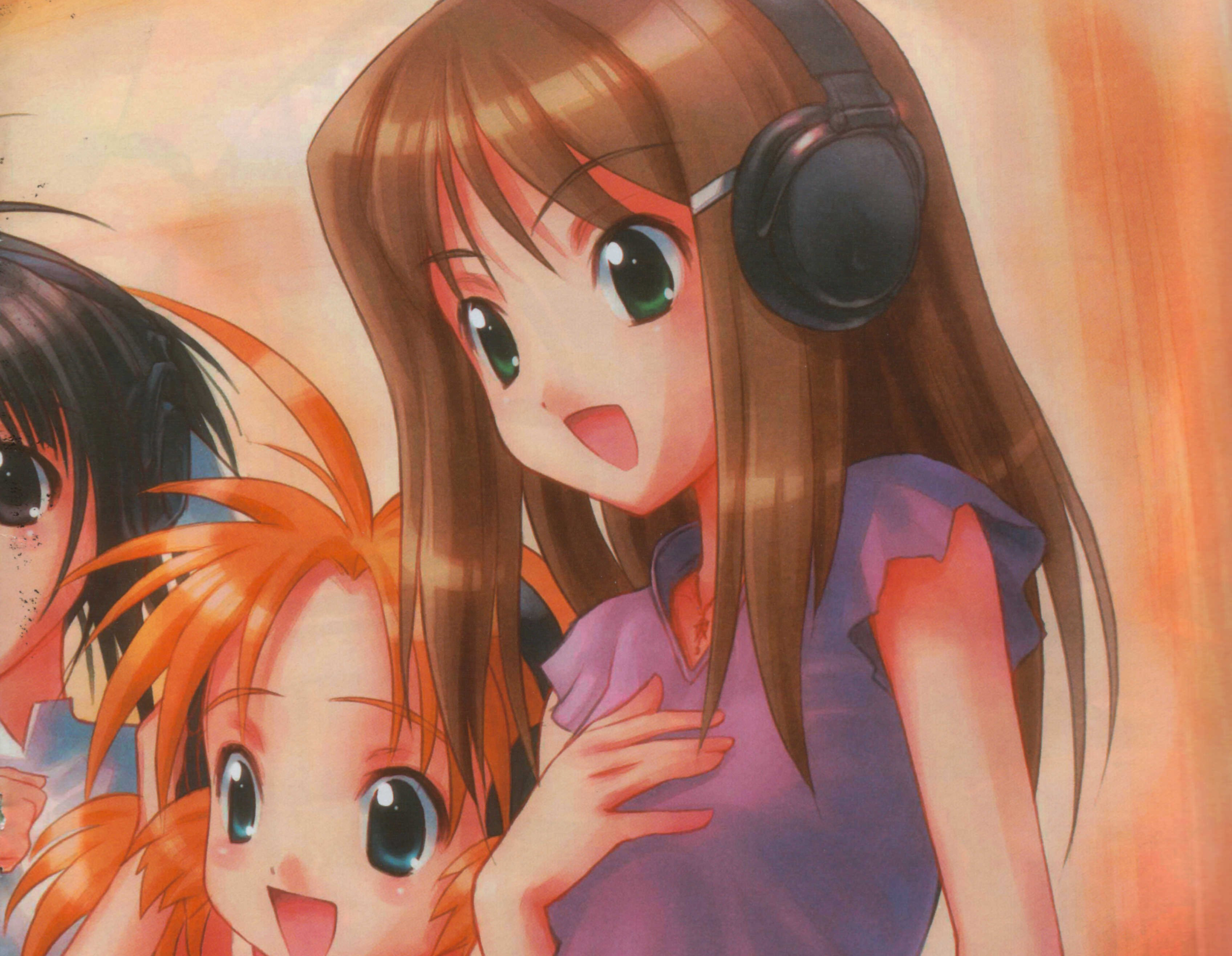Laden Sie das Kopfhörer, Animes-Bild kostenlos auf Ihren PC-Desktop herunter