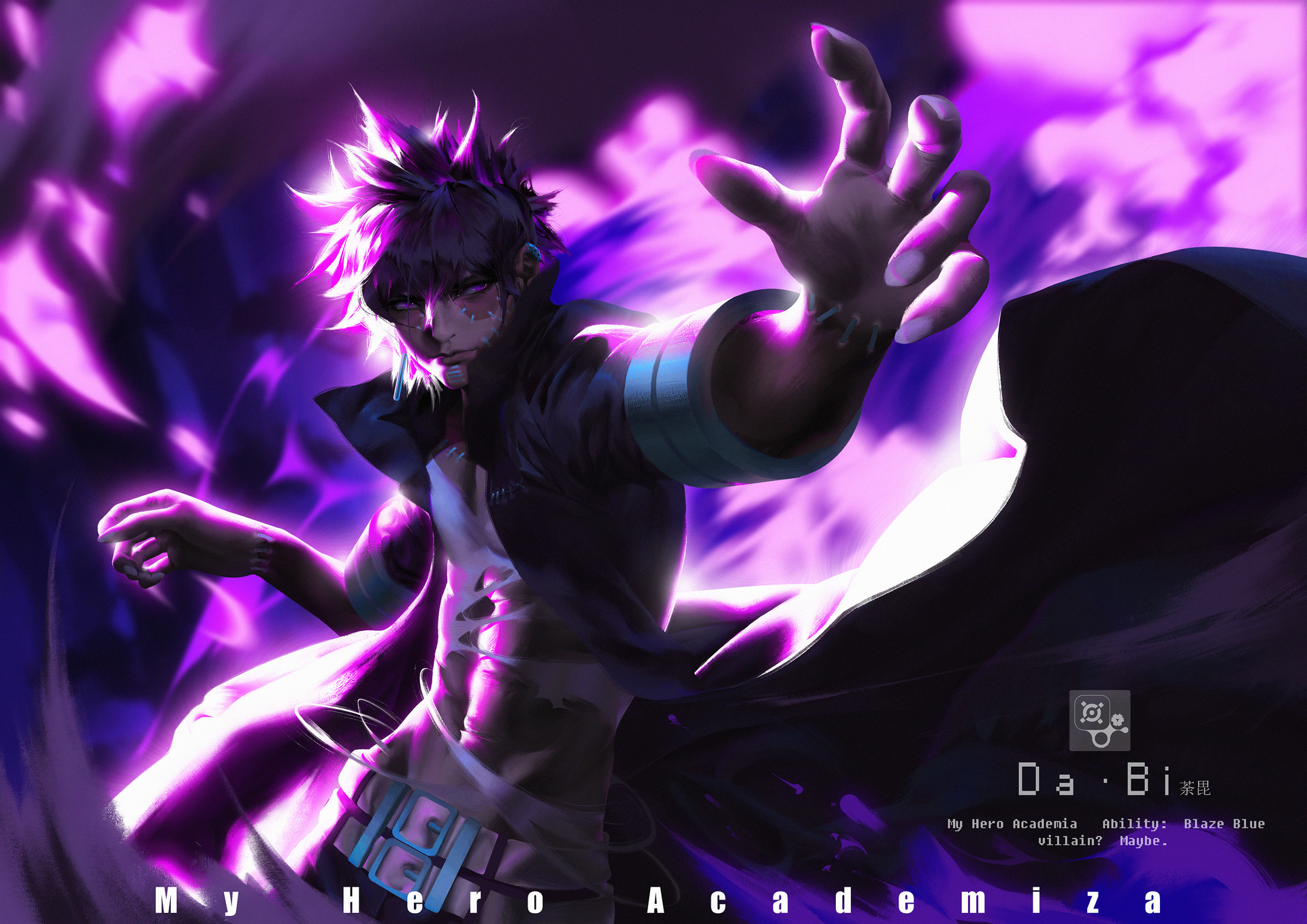 Laden Sie das Animes, Boku No Hero Academia, Dabi (Boku No Hero Academia)-Bild kostenlos auf Ihren PC-Desktop herunter