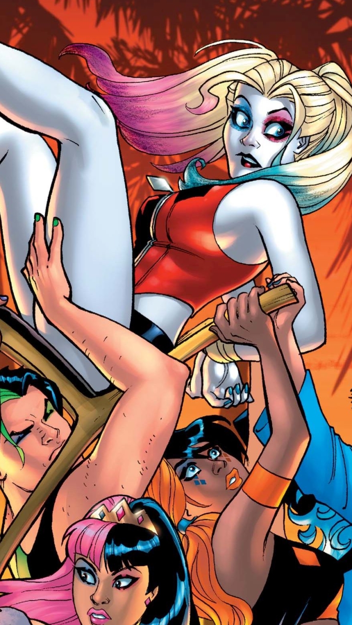 Handy-Wallpaper Comics, Harley Quinn, Dc Comics kostenlos herunterladen.