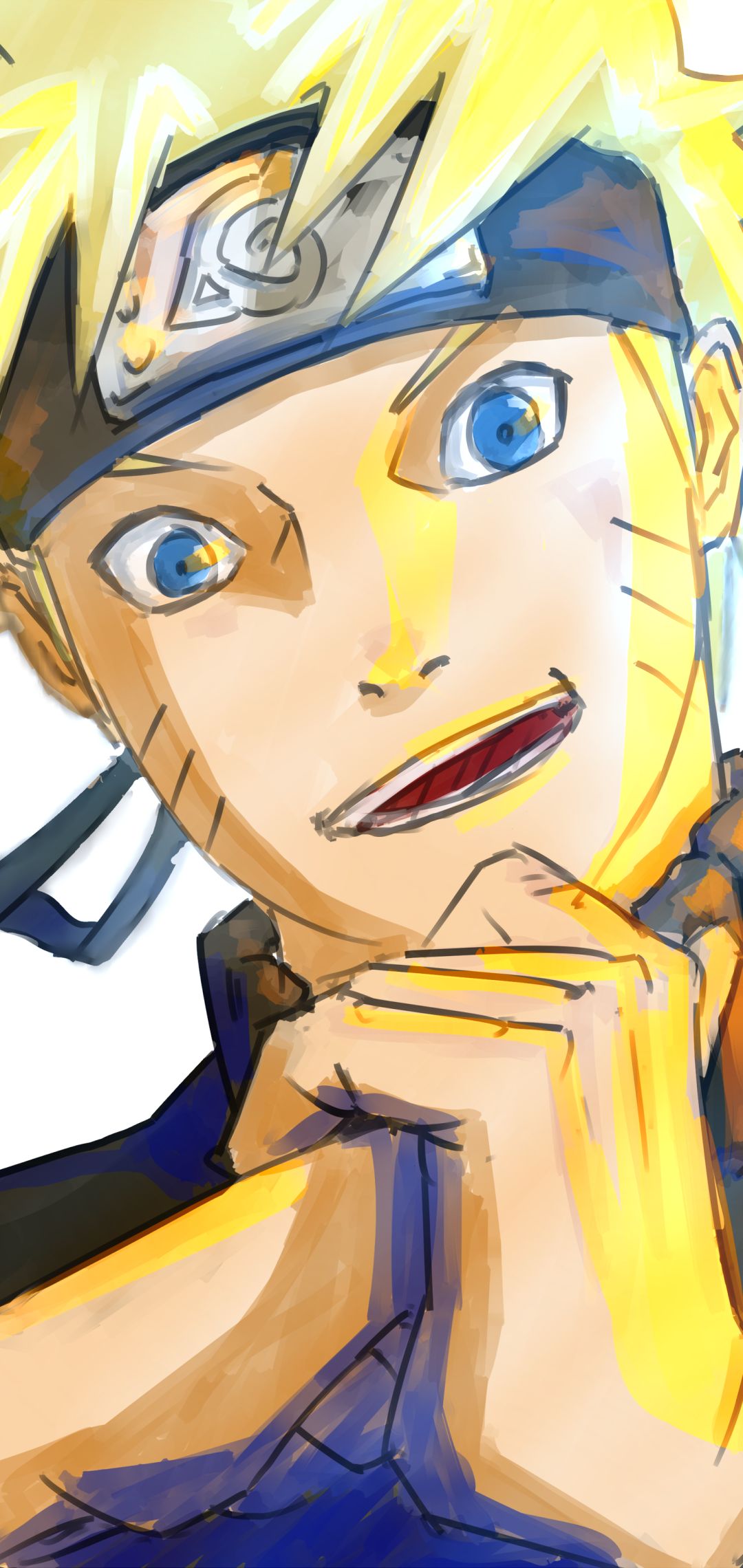 Handy-Wallpaper Naruto, Blond, Blaue Augen, Blondinen, Animes, Naruto Uzumaki kostenlos herunterladen.