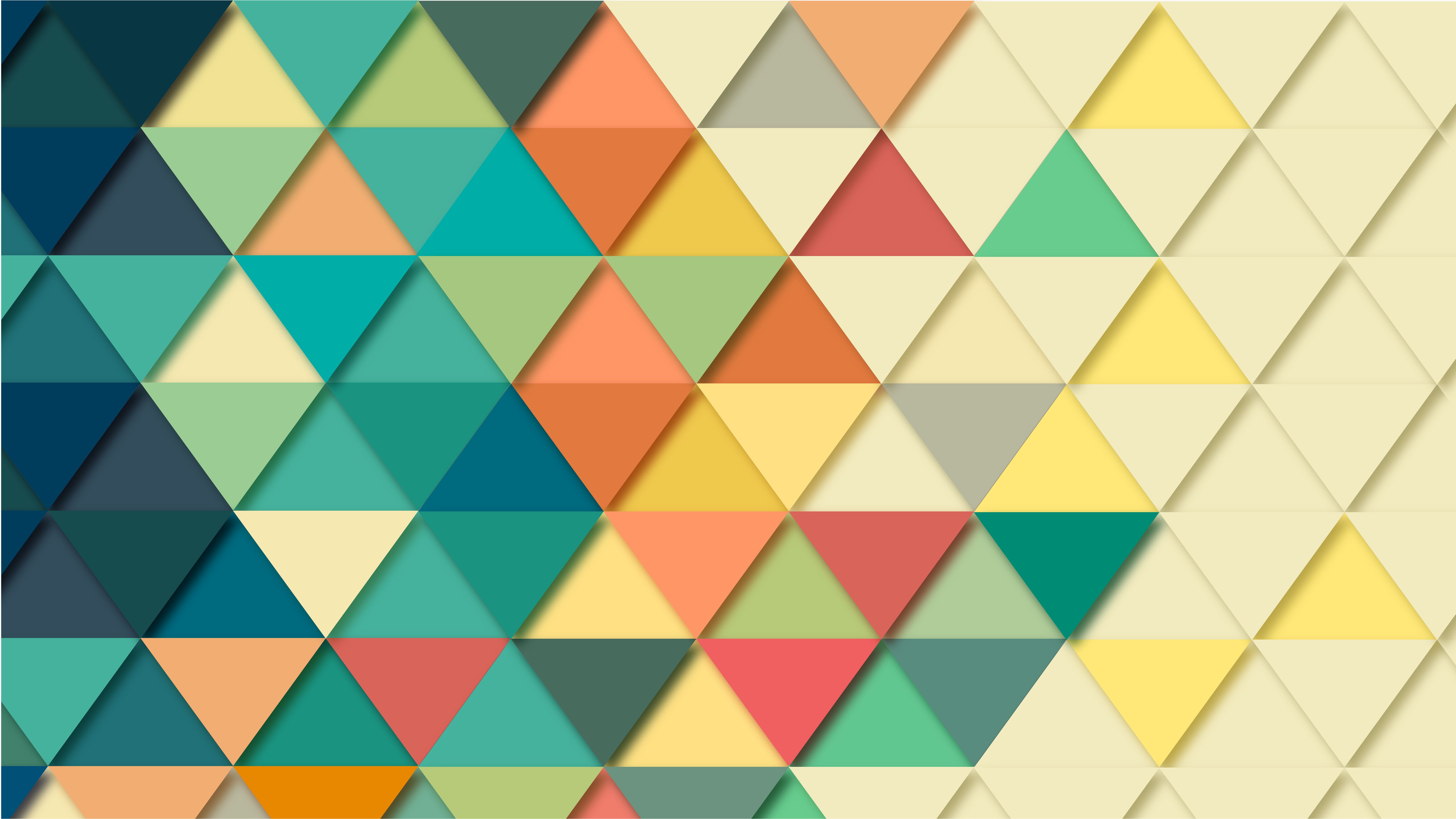 pattern, abstract, geometry, colors, triangle