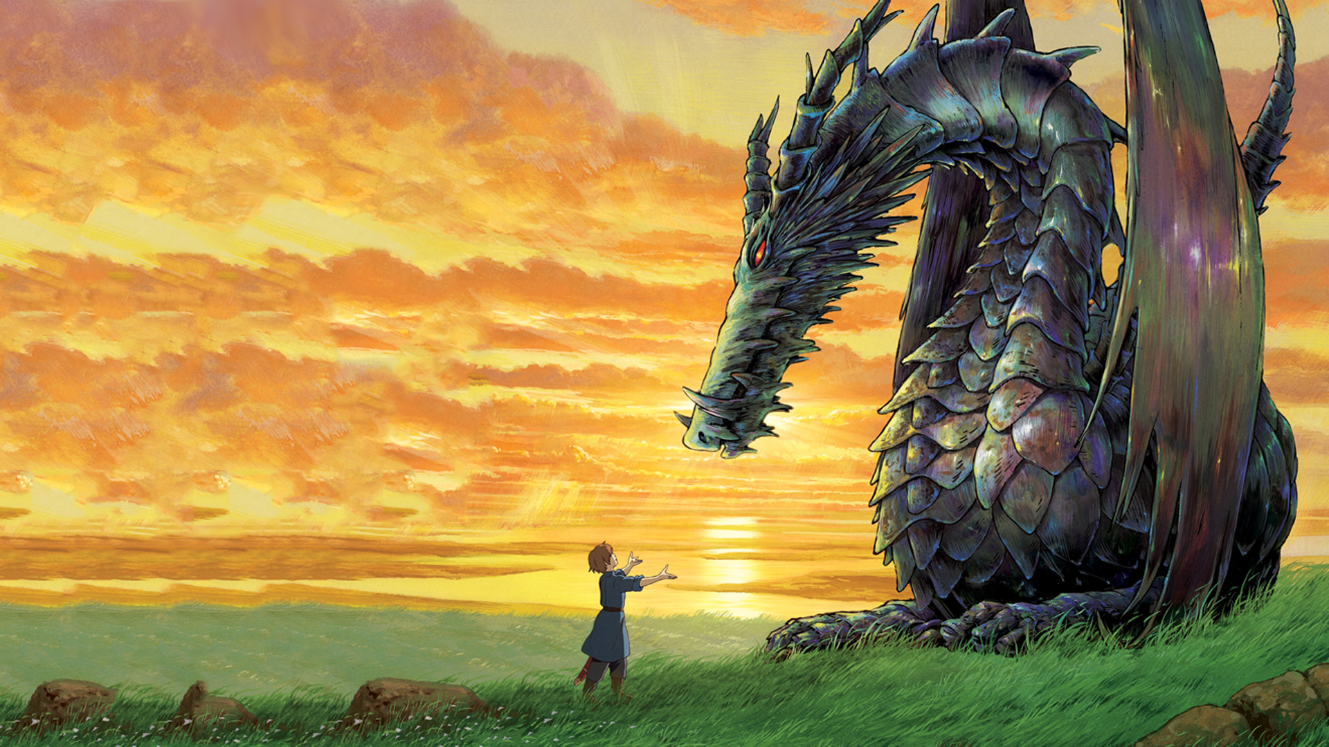 tales from earthsea, anime, dragon