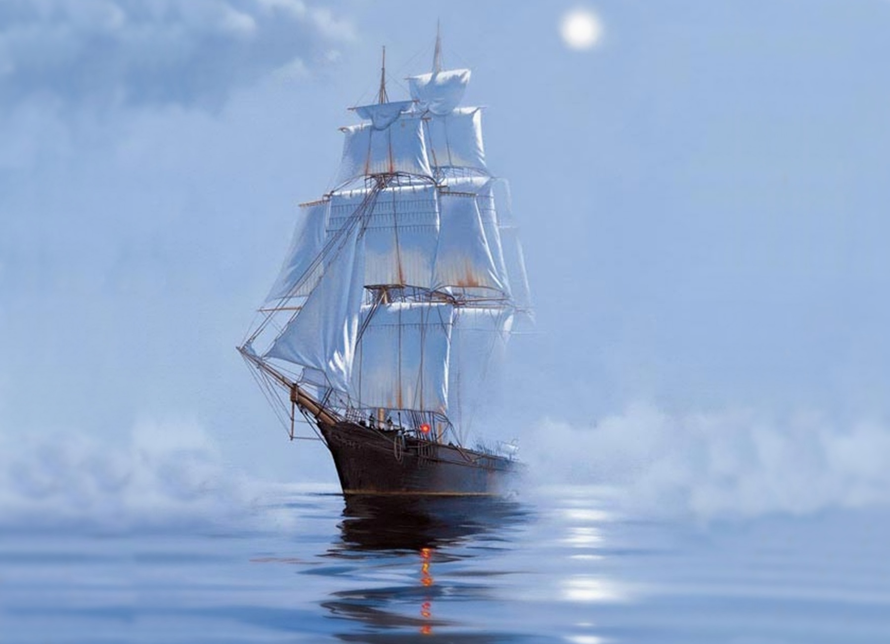 Free download wallpaper Fantasy, Ship on your PC desktop