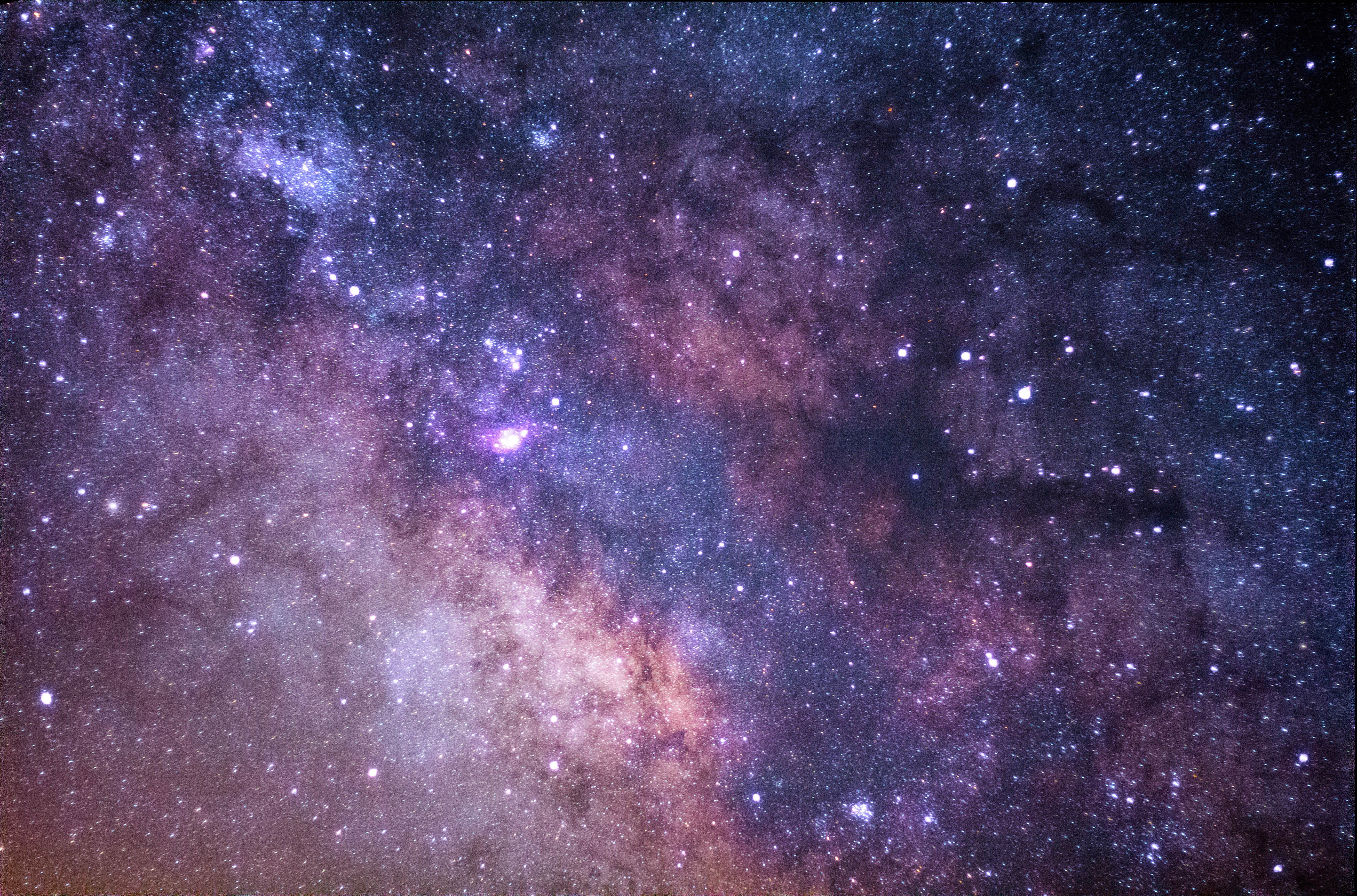 Download mobile wallpaper Stars, Starry Sky, Milky Way, Brilliance, Universe, Shine for free.