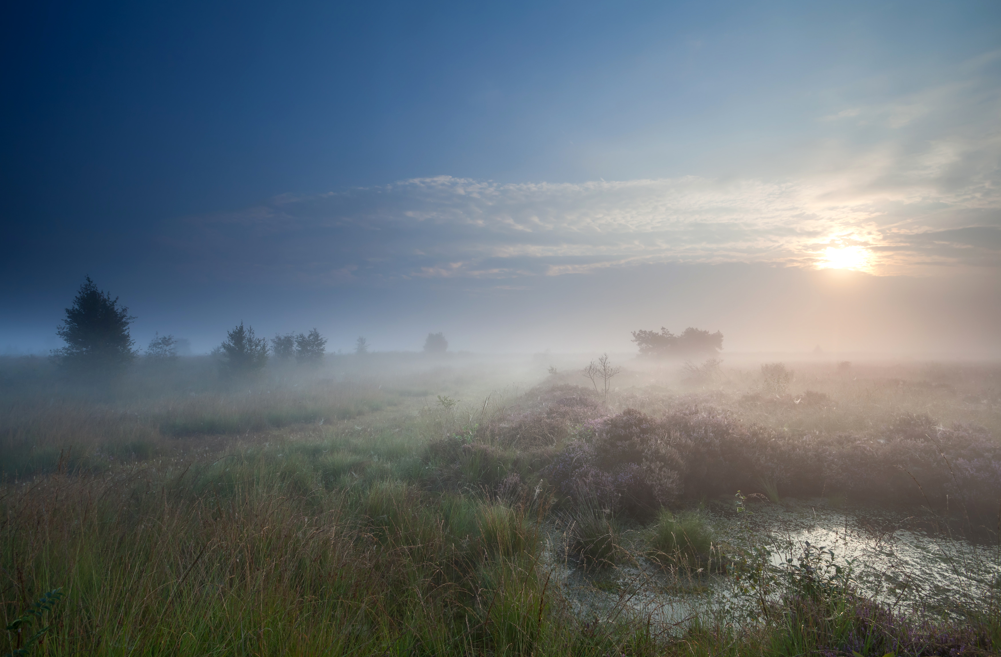 Download mobile wallpaper Nature, Sky, Fog, Earth for free.