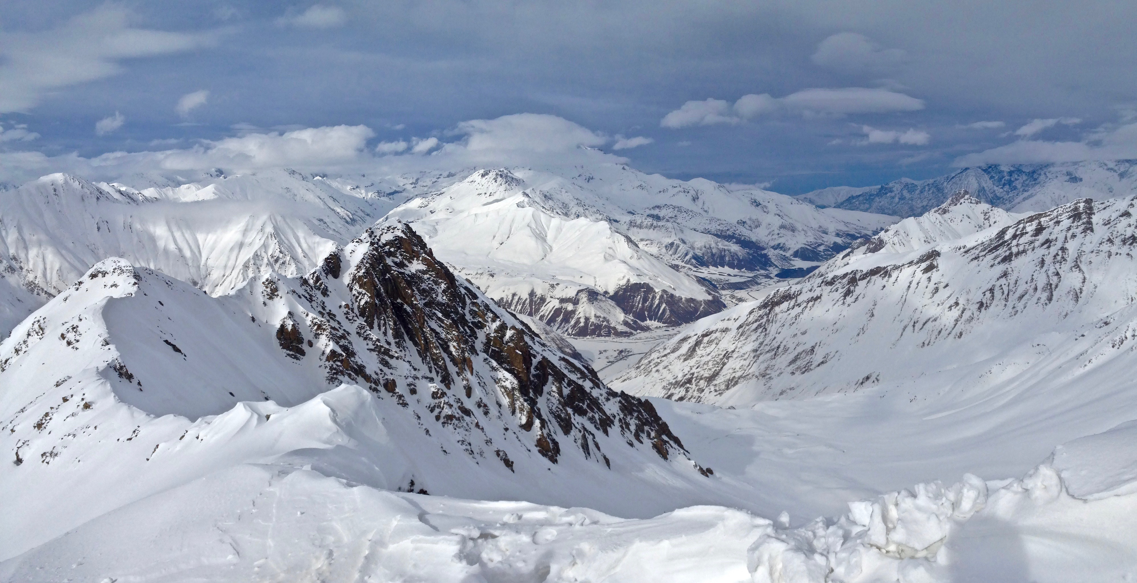Скачать обои бесплатно Горы, Природа, Снег, Вершины картинка на рабочий стол ПК