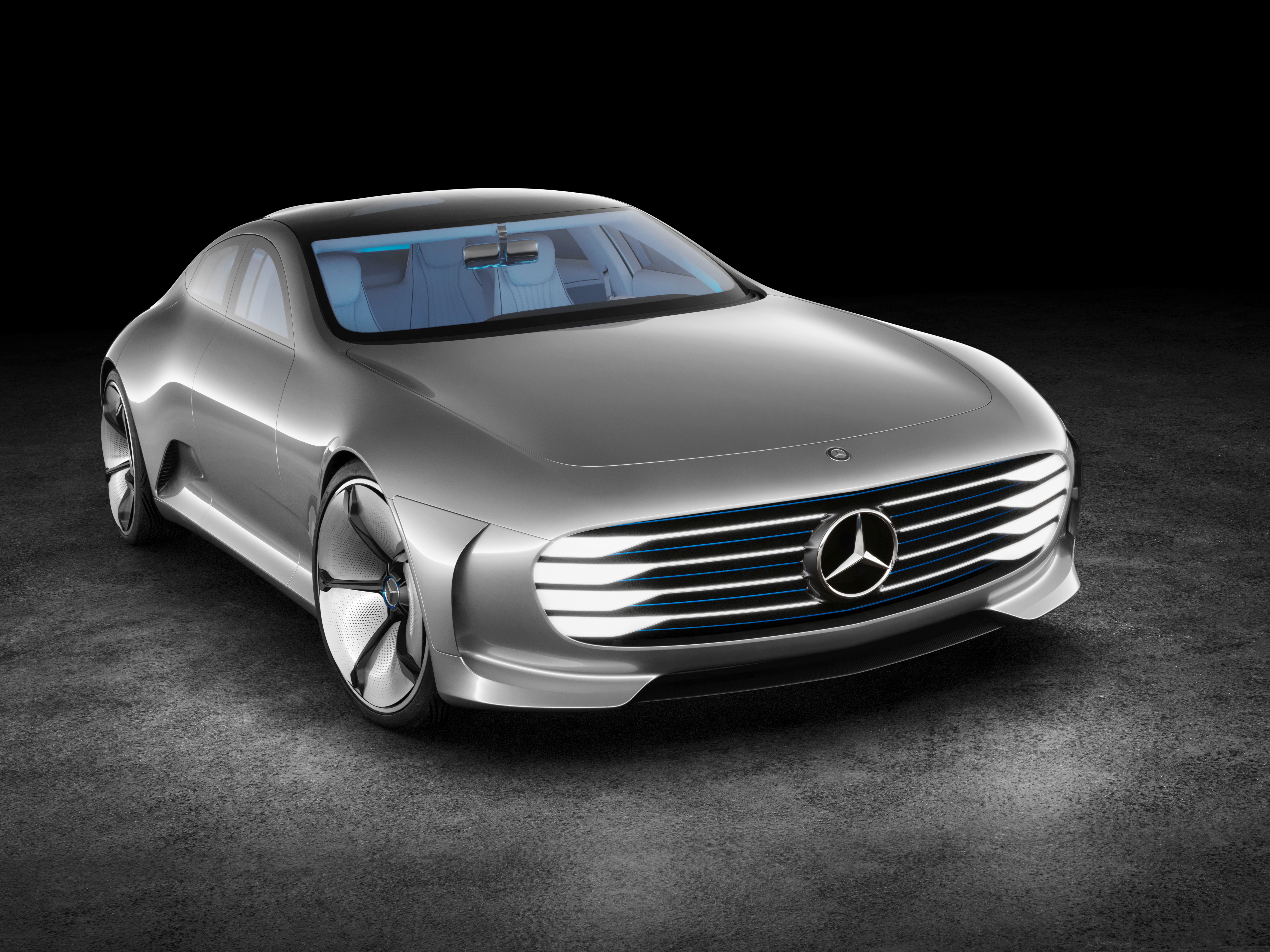 Handy-Wallpaper Mercedes Benz, Autos, Konzeptauto, Fahrzeuge, Silbernes Auto kostenlos herunterladen.