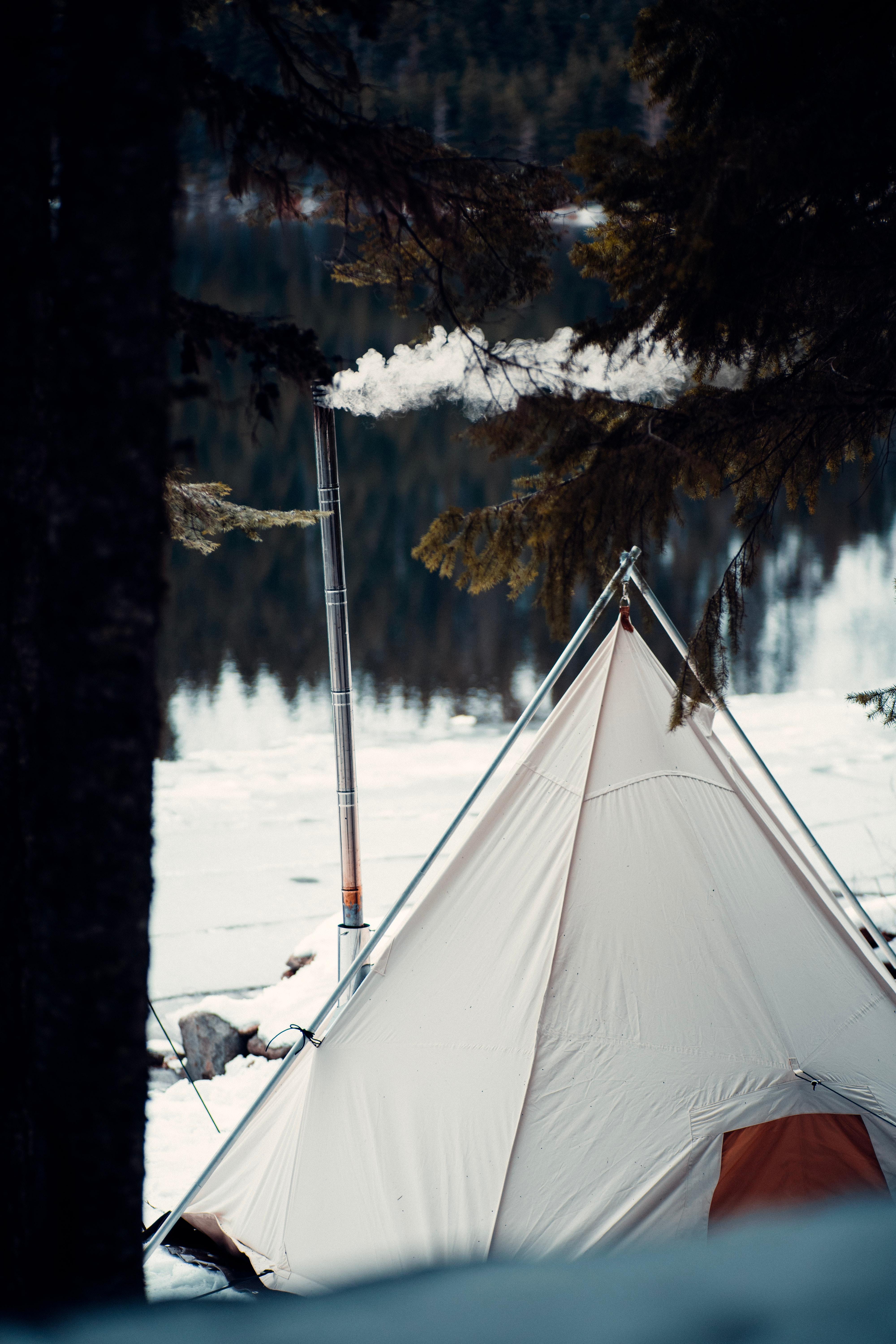 Free download wallpaper Campsite, Tent, Nature, Smoke, Camping on your PC desktop