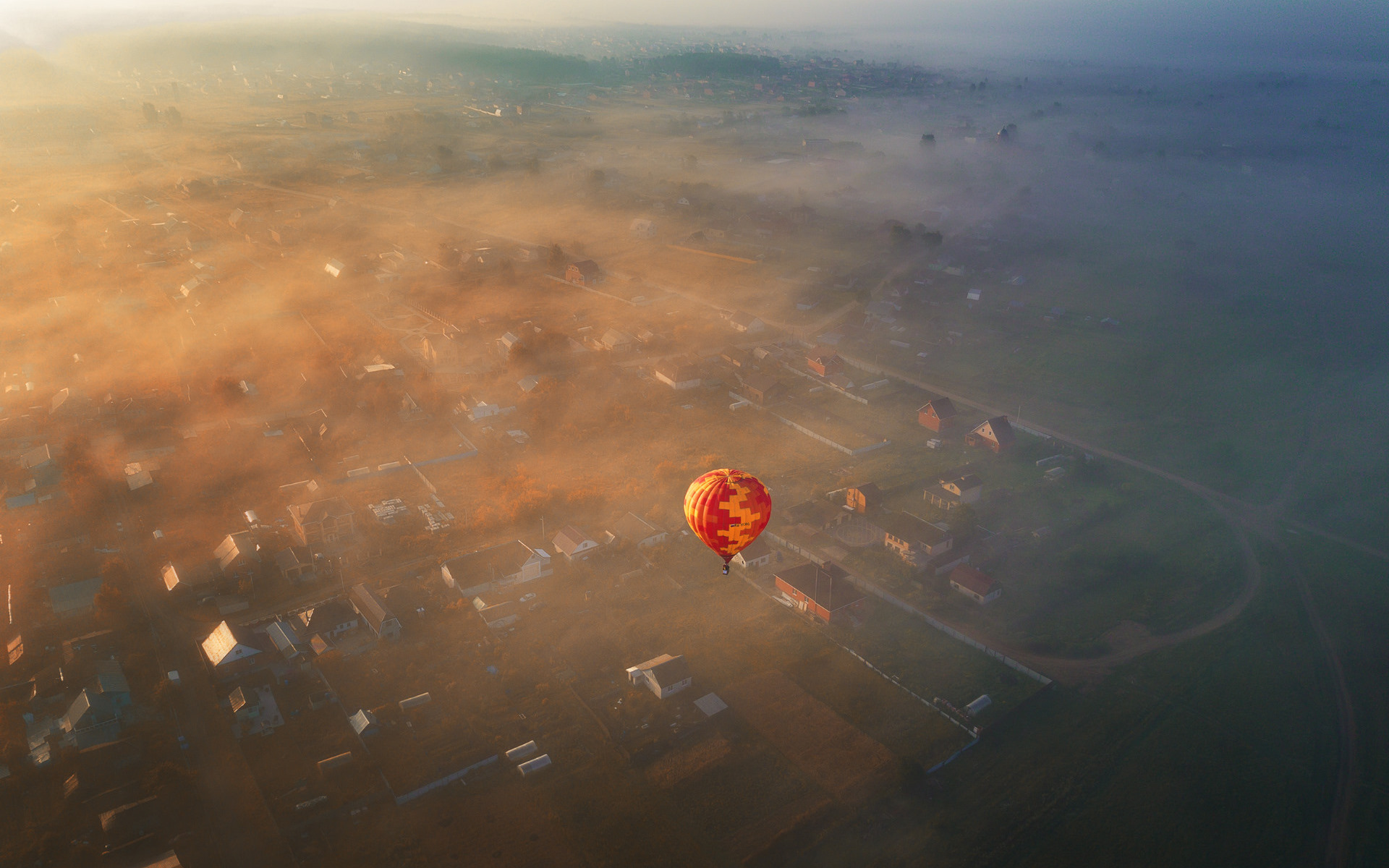 Download mobile wallpaper Aerial, Vehicles, Hot Air Balloon for free.