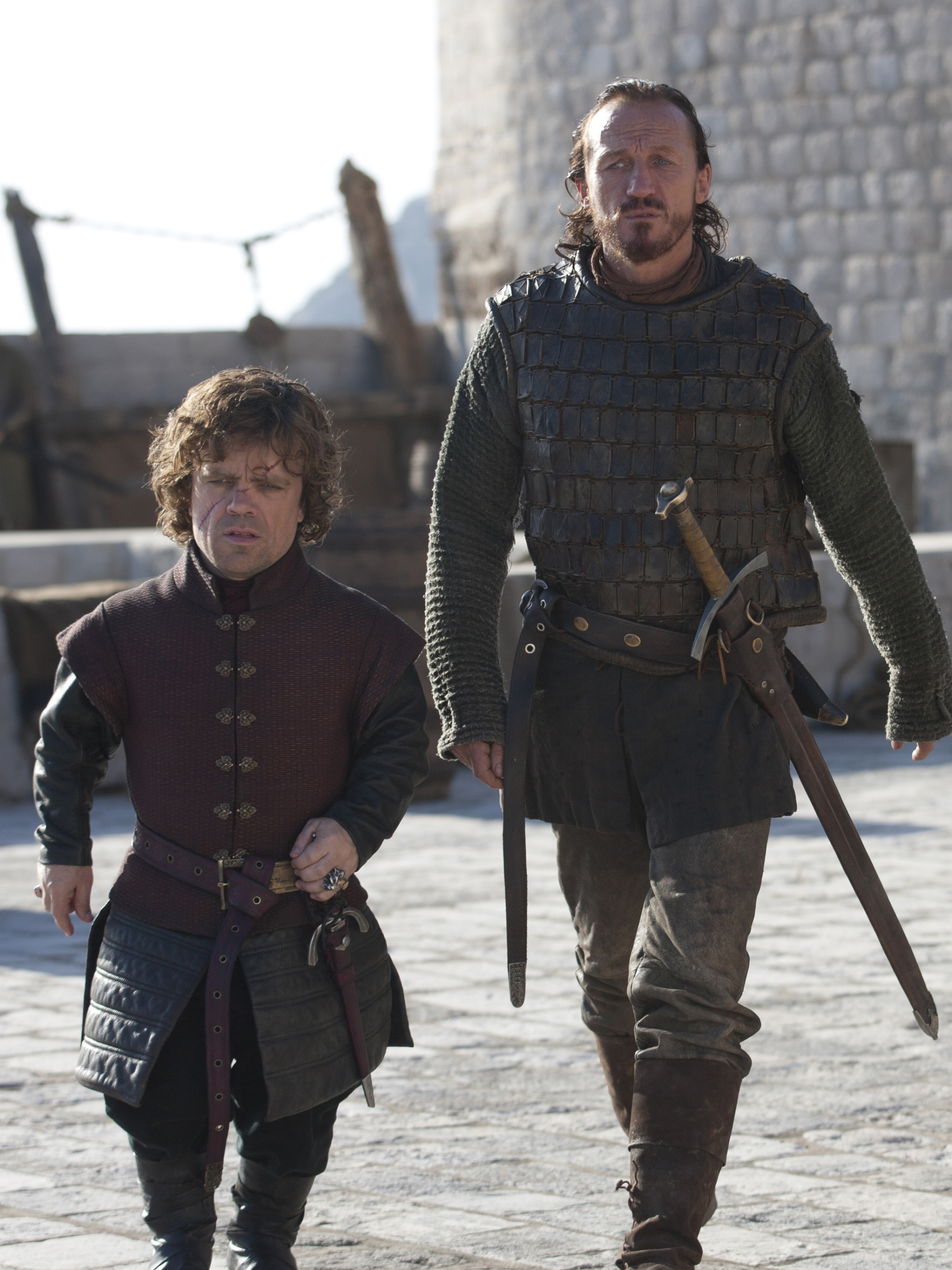 Download mobile wallpaper Game Of Thrones, Tv Show, Bronn (Game Of Thrones), Jerome Flynn, Peter Dinklage, Tyrion Lannister for free.