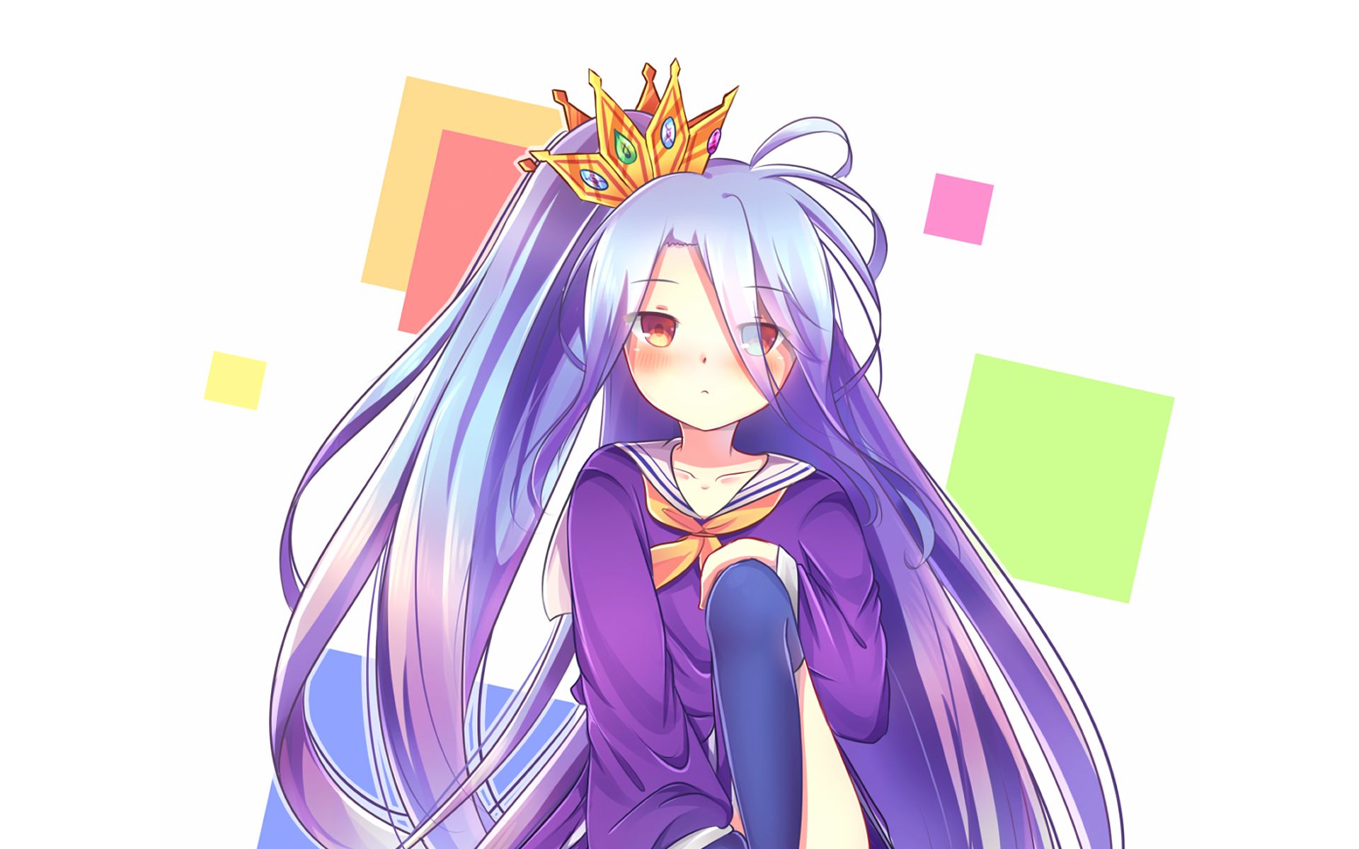 Baixe gratuitamente a imagem Anime, Shiro (Sem Jogo Sem Vida), No Game No Life na área de trabalho do seu PC