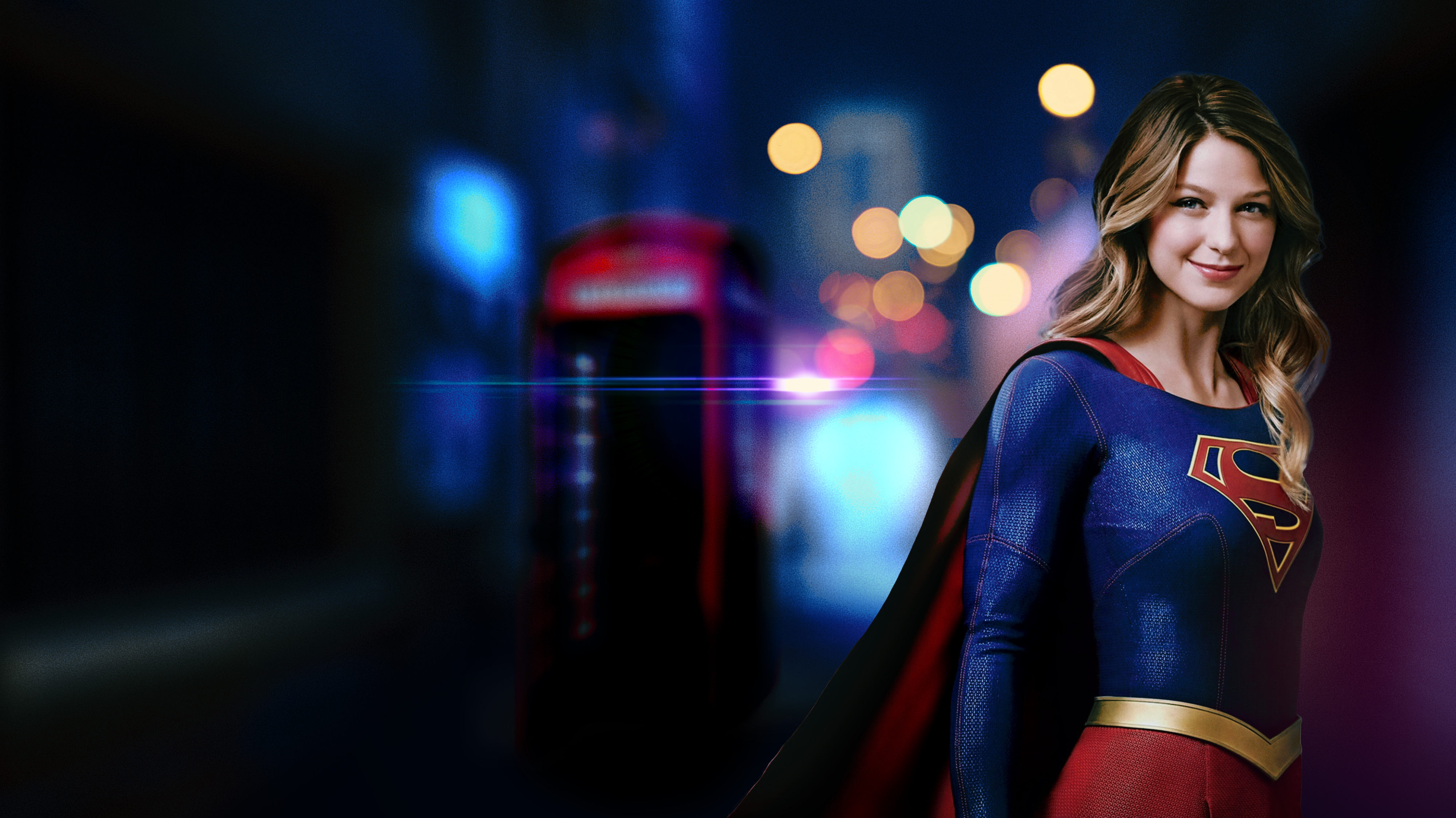Laden Sie das Fernsehserien, Übermensch, Supergirl, Melissa Benoist, Kara Danvers-Bild kostenlos auf Ihren PC-Desktop herunter