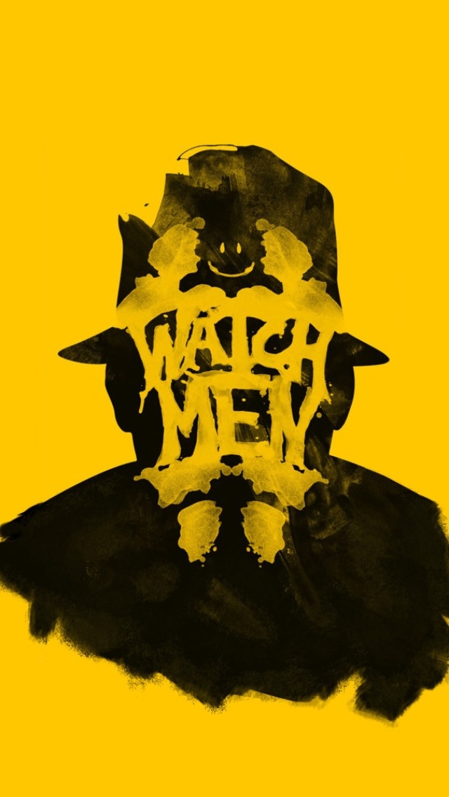 Descarga gratuita de fondo de pantalla para móvil de Watchmen, Minimalista, Historietas, Rorschach.