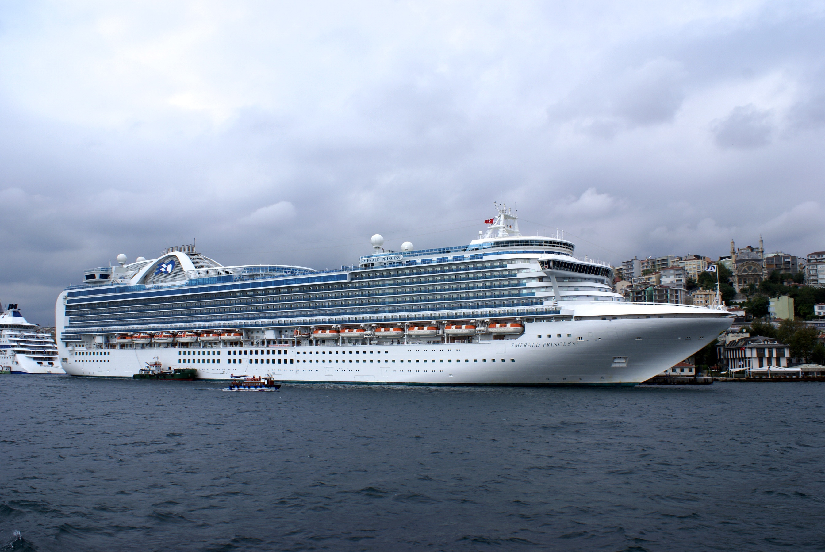 cruise ship, vehicles, emerald princess, cruise ships