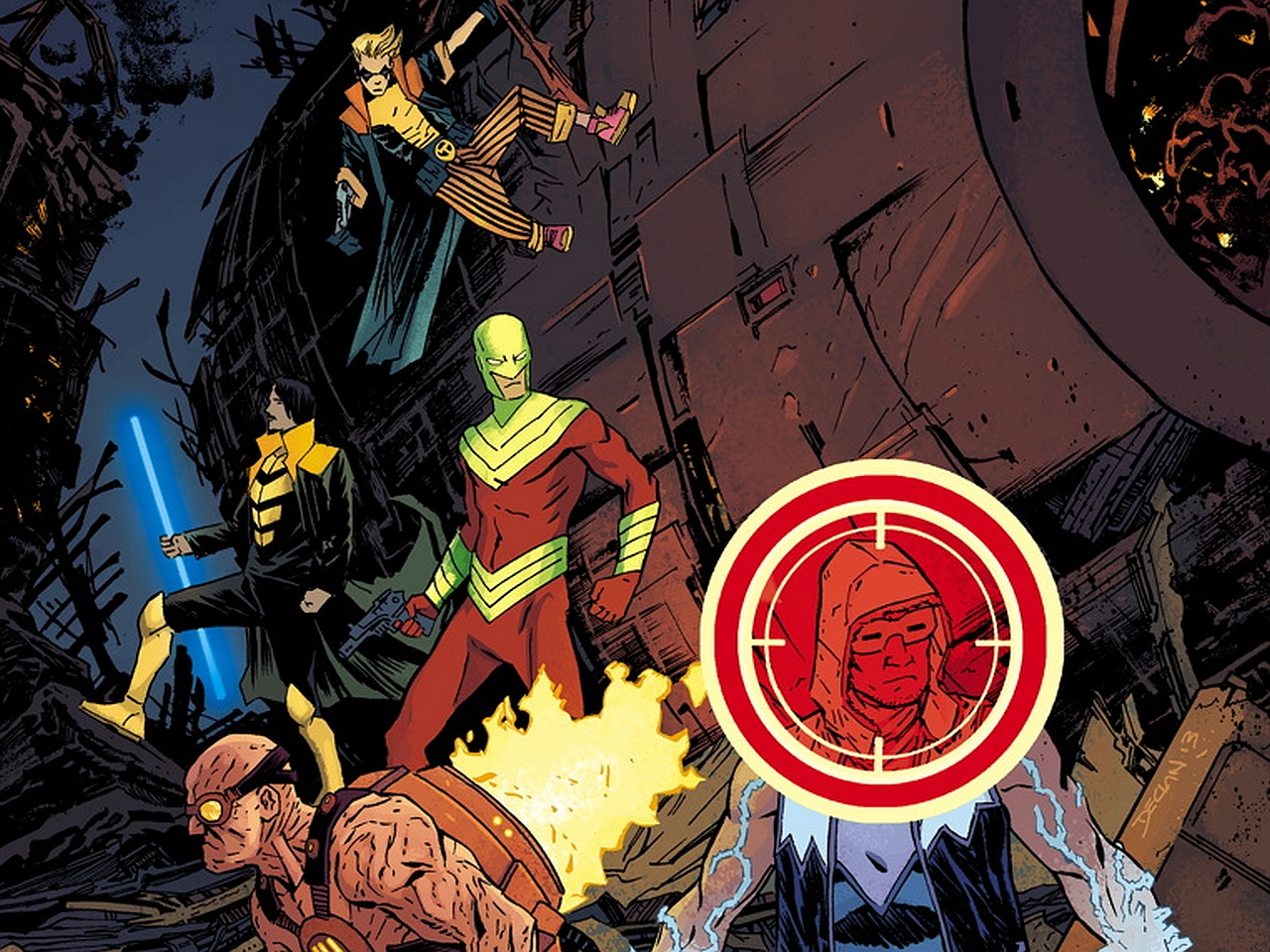 comics, forever evil: rogues rebellion, captain cold, forever evil, trickster (dc comics)