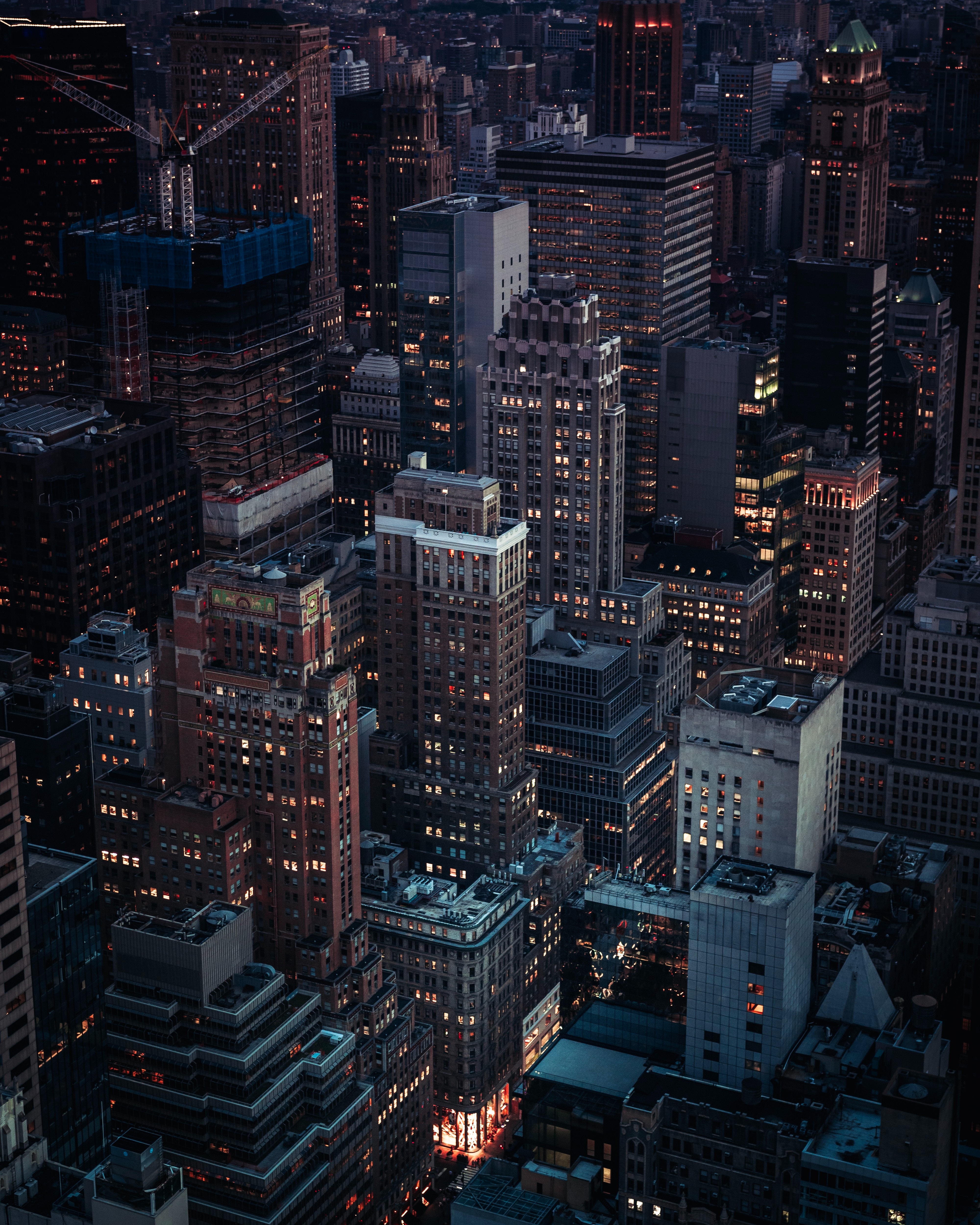 architecture, cities, building, night city, evening cellphone