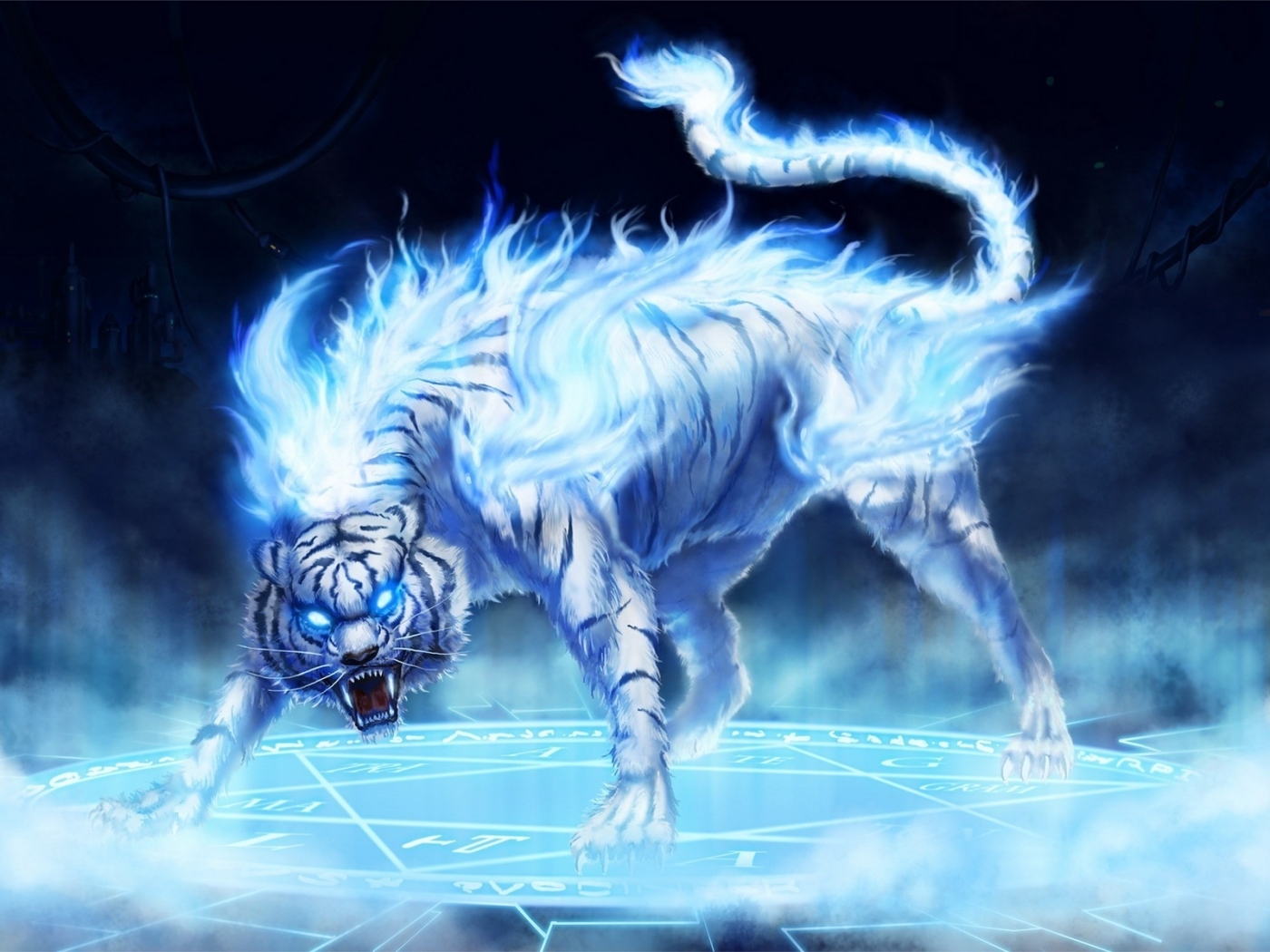 Cool Wallpapers tigers, animals, fantasy