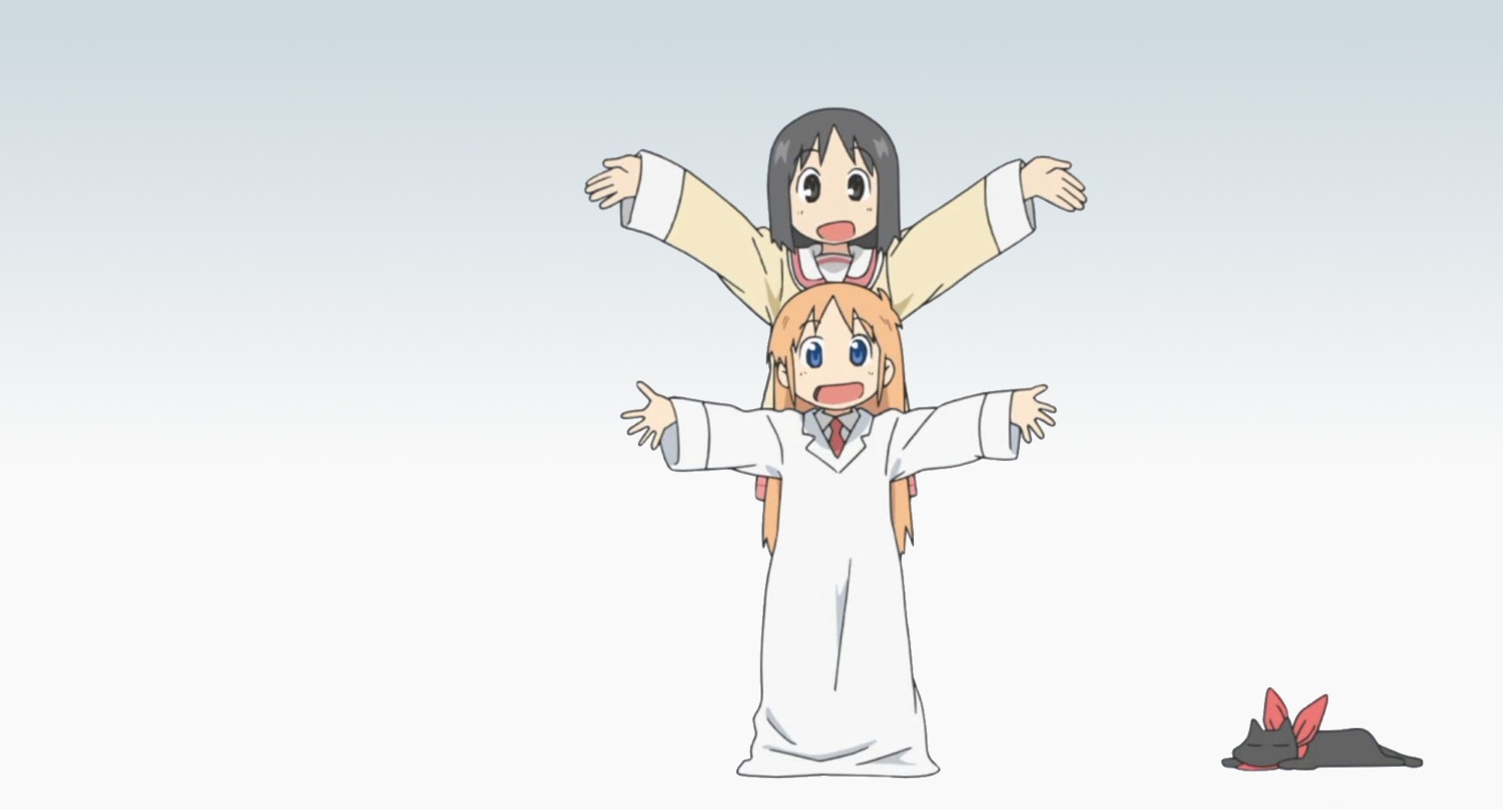 924492 Hintergrundbild herunterladen animes, nichijō, hakase (nichijō), nano shinonom - Bildschirmschoner und Bilder kostenlos