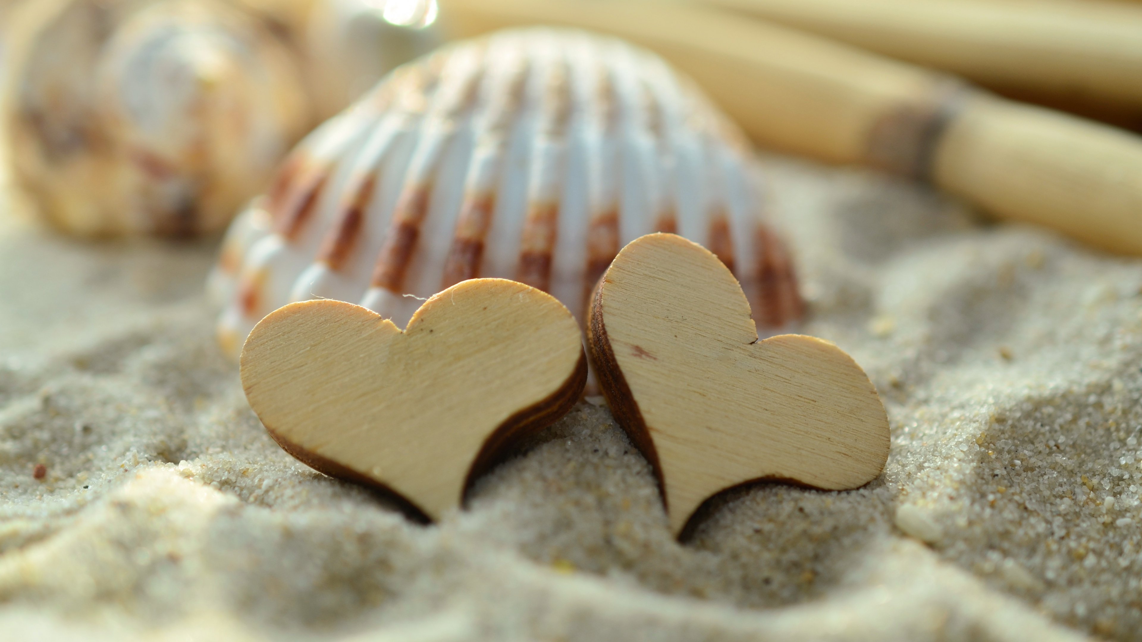 Download mobile wallpaper Sand, Love, Heart, Artistic for free.