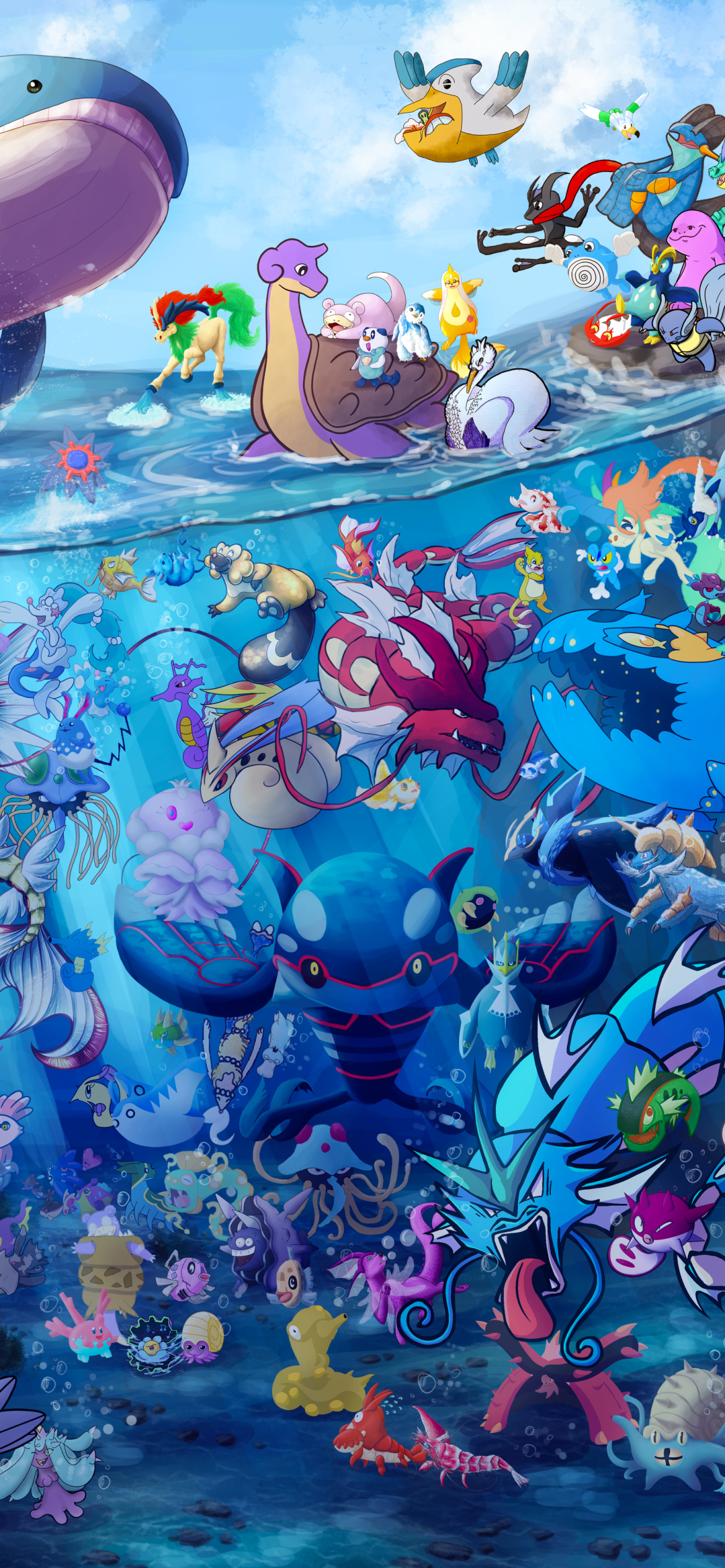Descarga gratuita de fondo de pantalla para móvil de Pokémon, Animado, Pokémon De Agua.