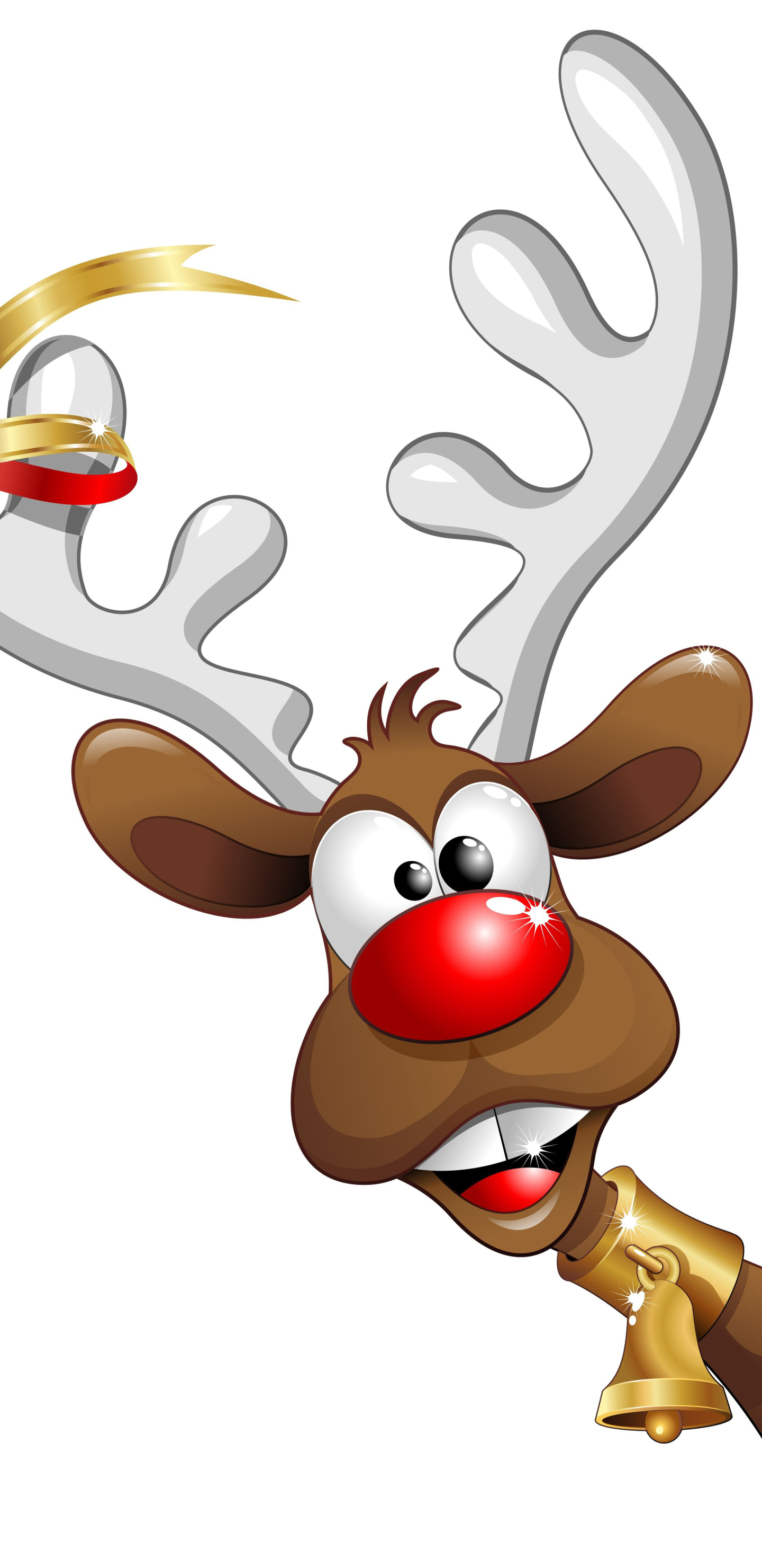 Download mobile wallpaper Christmas, Holiday, Reindeer for free.
