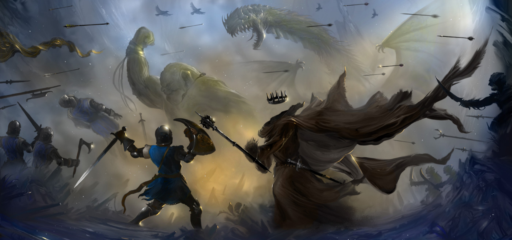 Laden Sie das Fantasie, Schlacht-Bild kostenlos auf Ihren PC-Desktop herunter