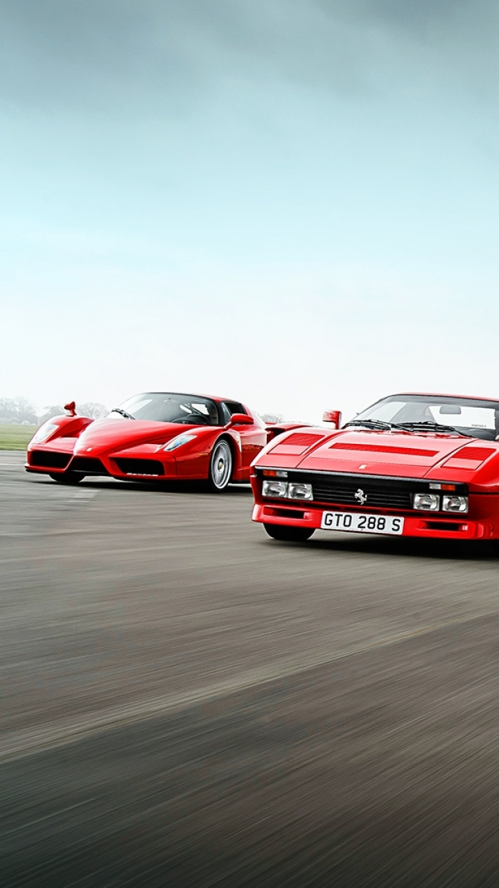 Handy-Wallpaper Ferrari F40, Fernsehserien, Top Gear, Ferrari F50, Ferrari 288 Gto kostenlos herunterladen.