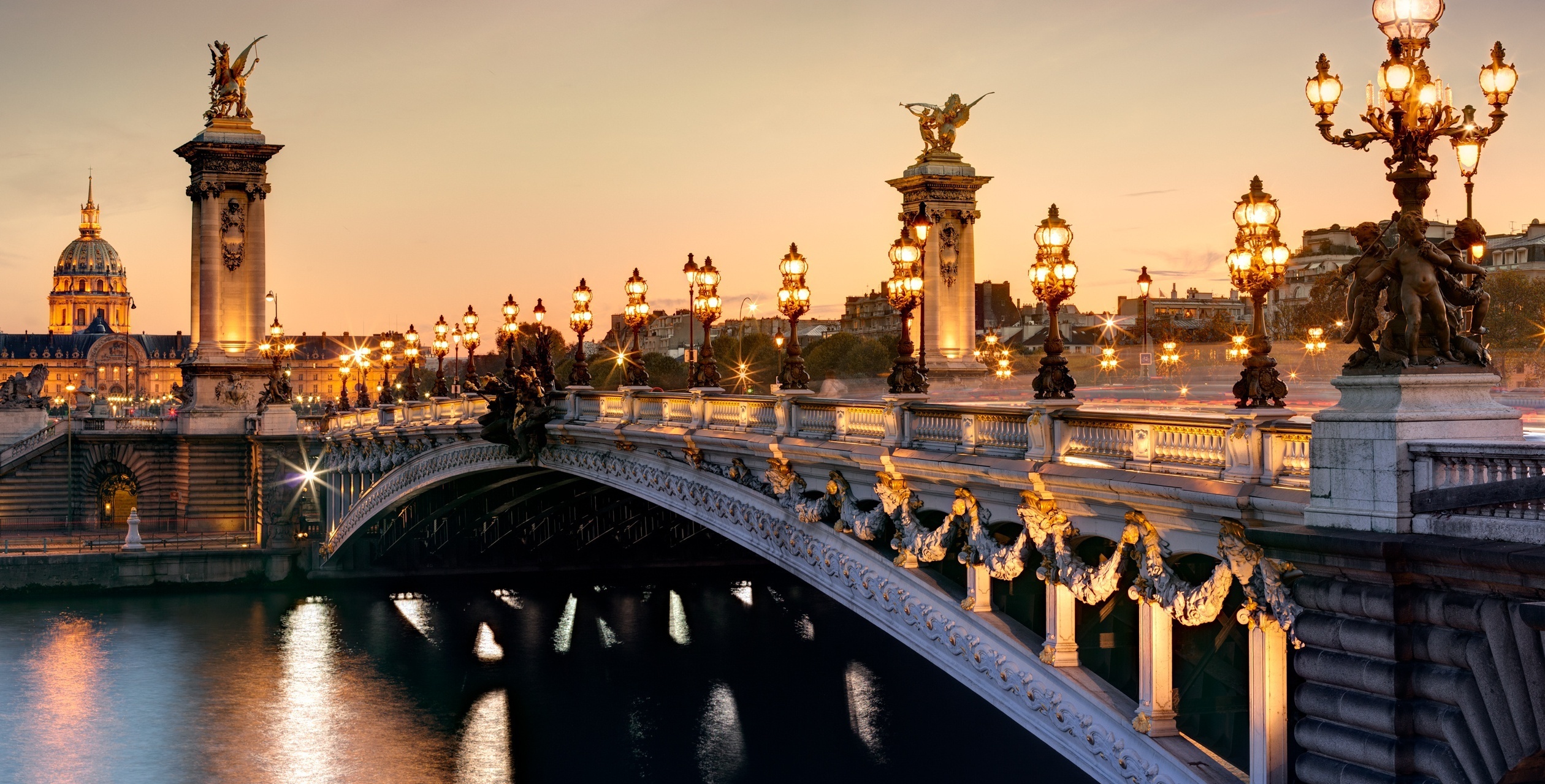 302545画像をダウンロード橋, ブリッジ, パリ, フランス, マンメイド-壁紙とスクリーンセーバーを無料で