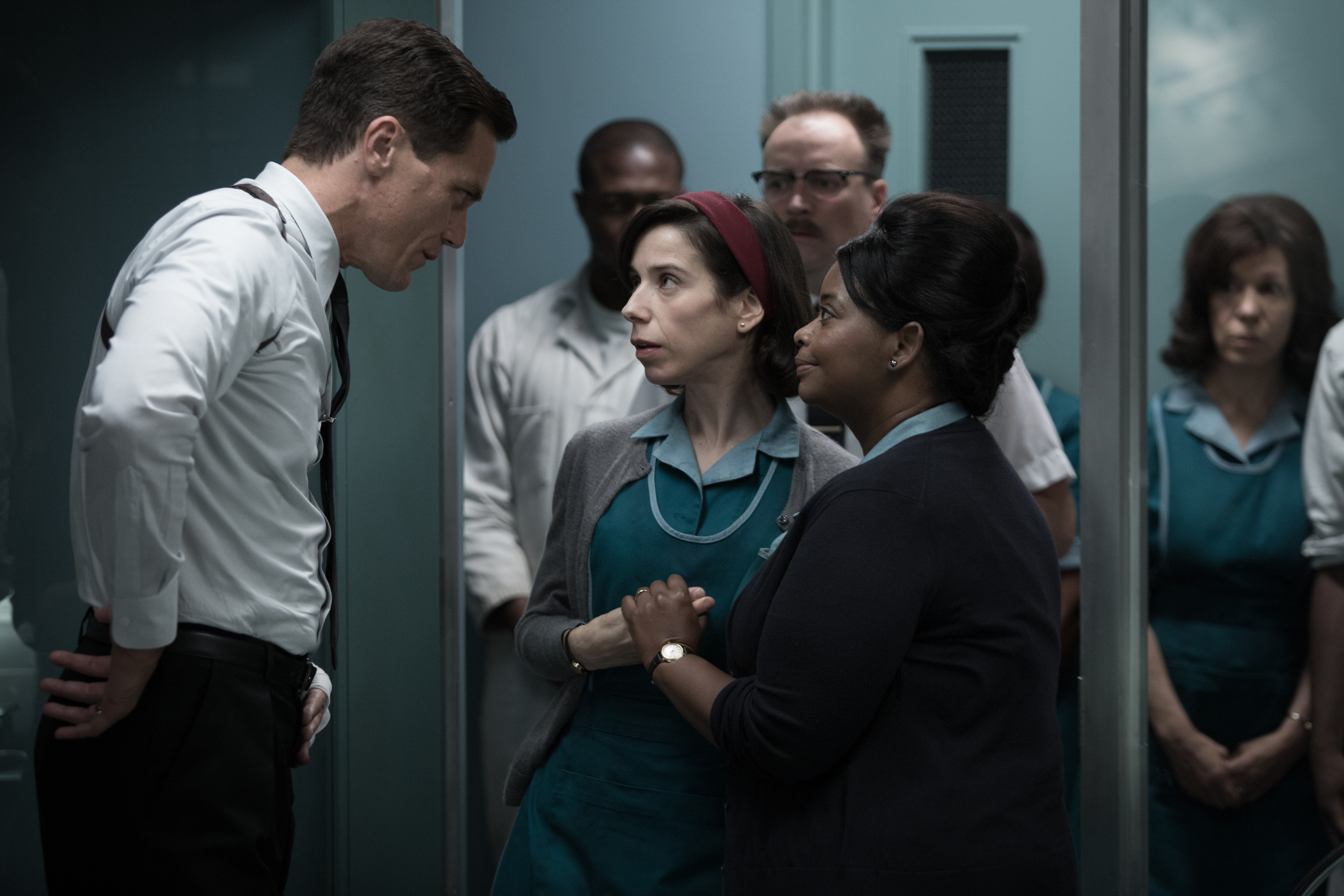 movie, the shape of water, michael shannon, octavia spencer, sally hawkins