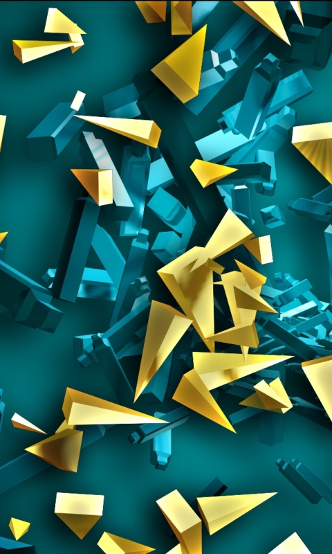 Download mobile wallpaper Abstract, 3D, Cyan, Cgi for free.