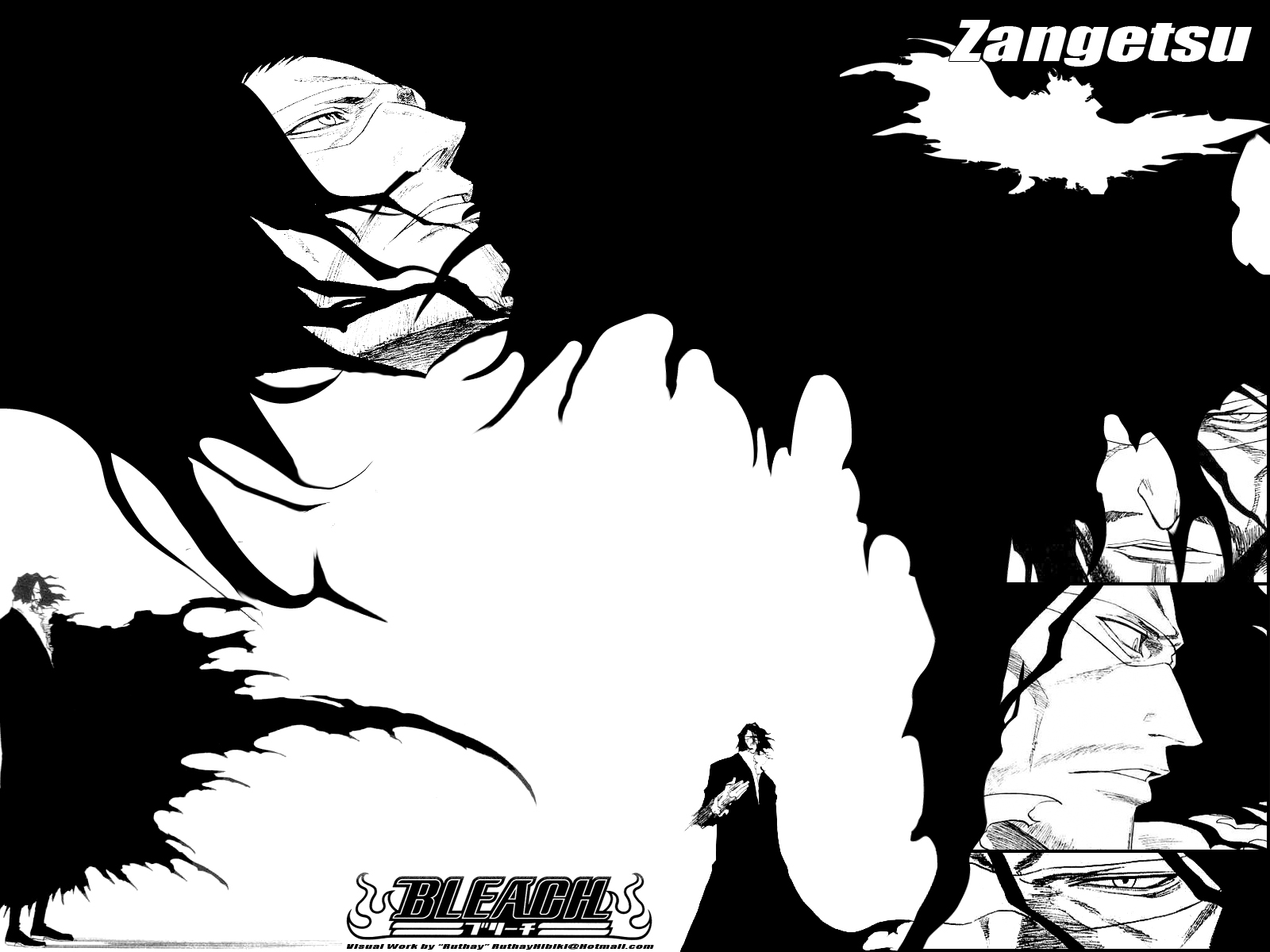 Download mobile wallpaper Zangetsu (Bleach), Bleach, Anime for free.
