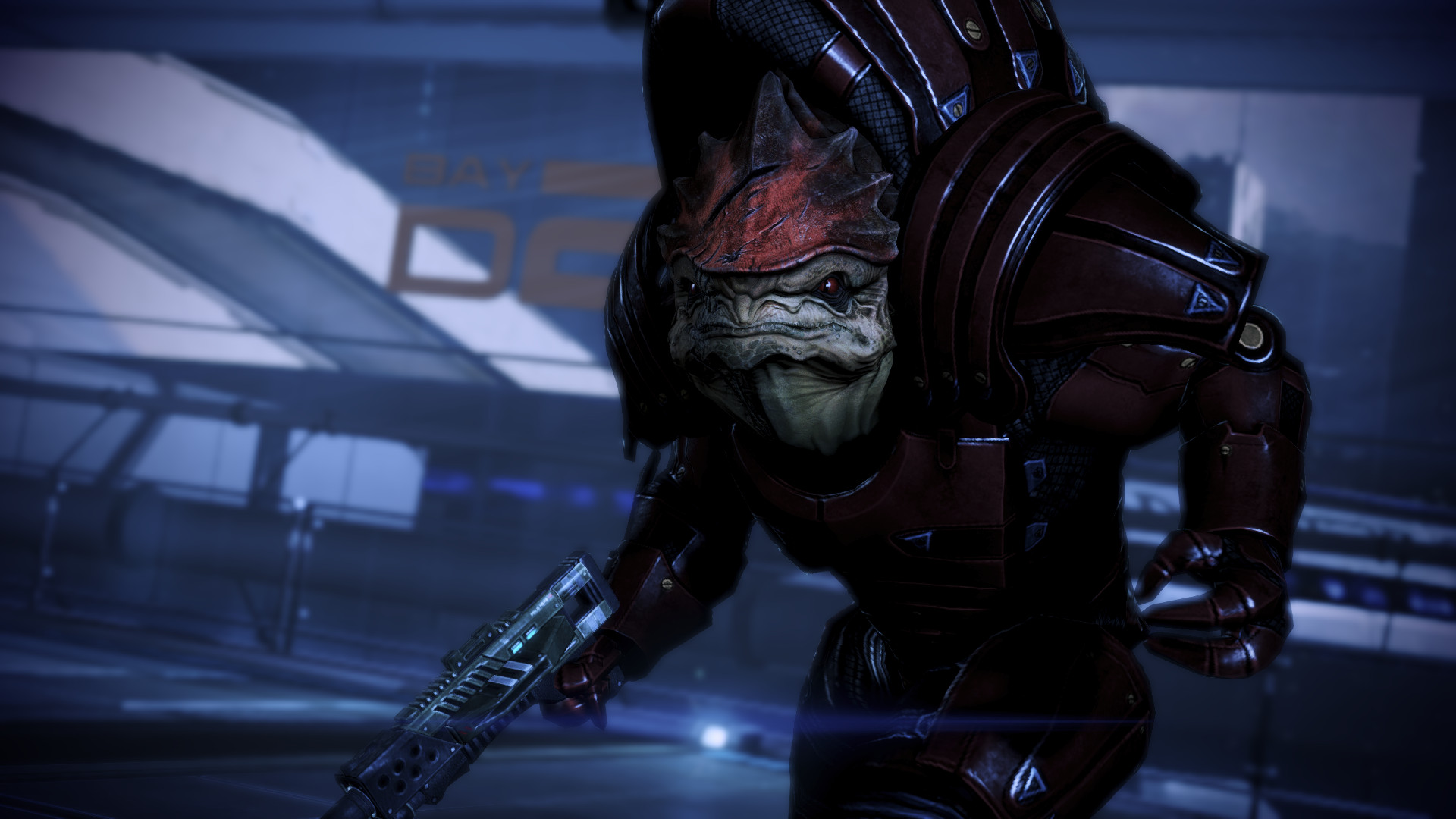 Descarga gratuita de fondo de pantalla para móvil de Urdnot Wrex, Mass Effect, Videojuego.