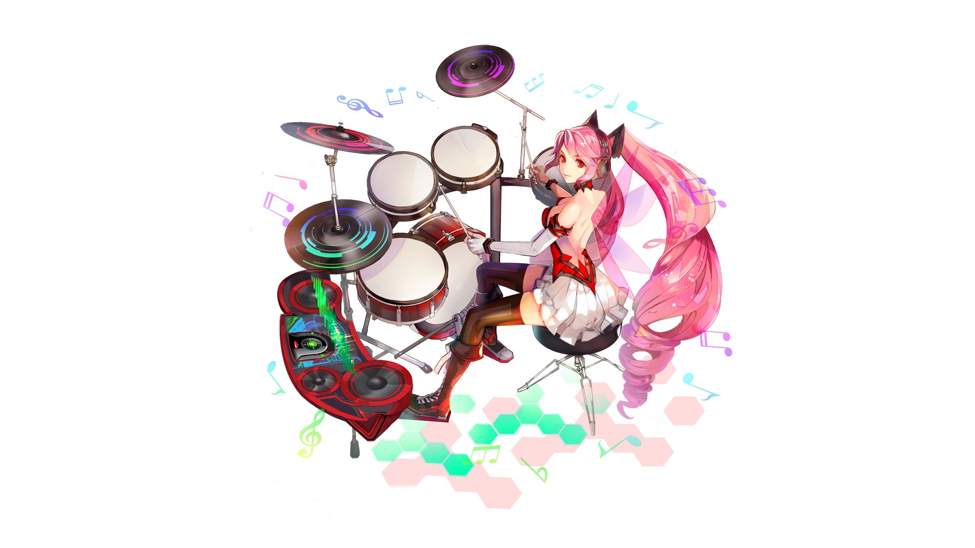 778866 baixar papel de parede anime, musica, conjunto de tambores - protetores de tela e imagens gratuitamente