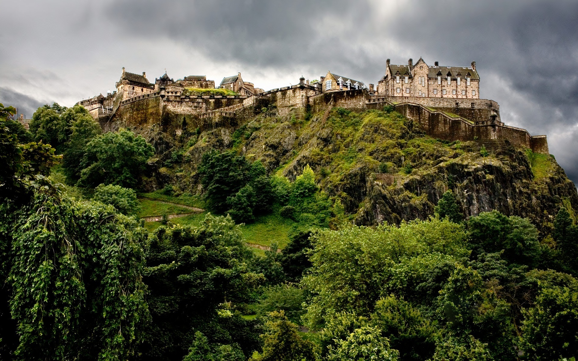 323511 скачать обои эдинбург, сделано человеком, эдинбургский замок, замок, замки - заставки и картинки бесплатно
