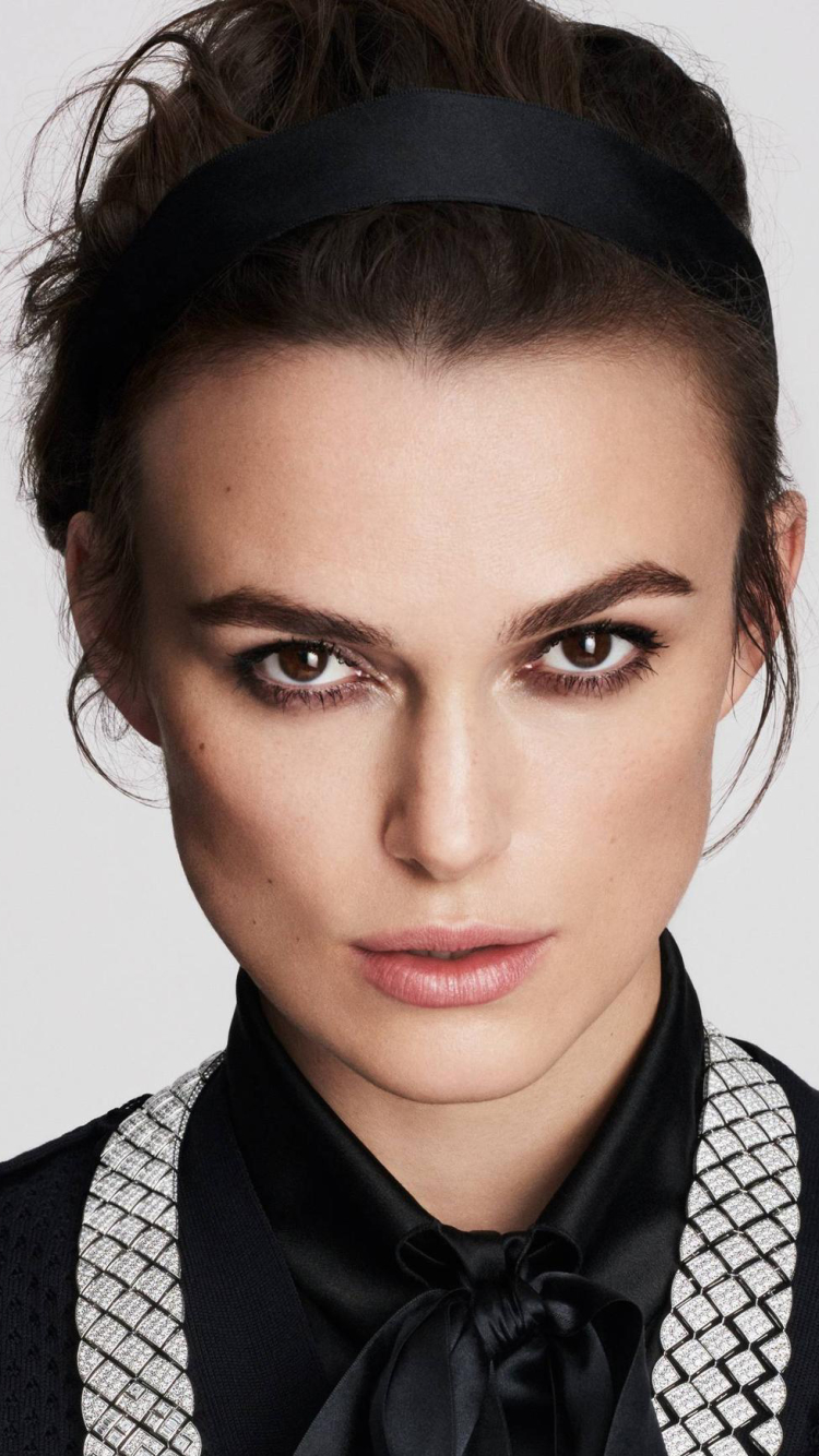 Descarga gratuita de fondo de pantalla para móvil de Morena, Inglés, Cara, Ojos Cafés, Celebridades, Keira Knightley, Actriz.