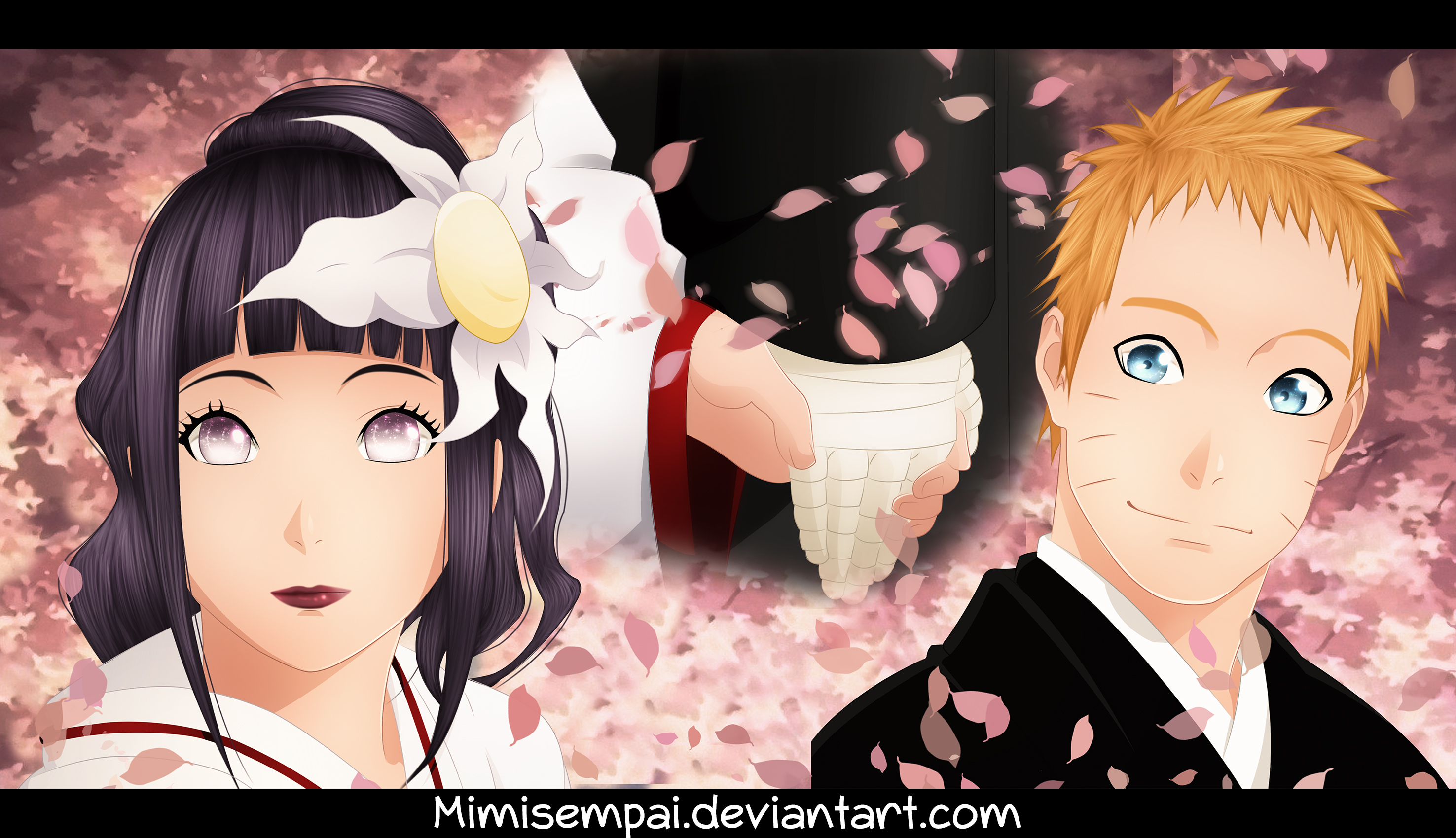 Laden Sie das Hochzeit, Naruto, Animes, Hinata Hyuga, Naruto Uzumaki-Bild kostenlos auf Ihren PC-Desktop herunter