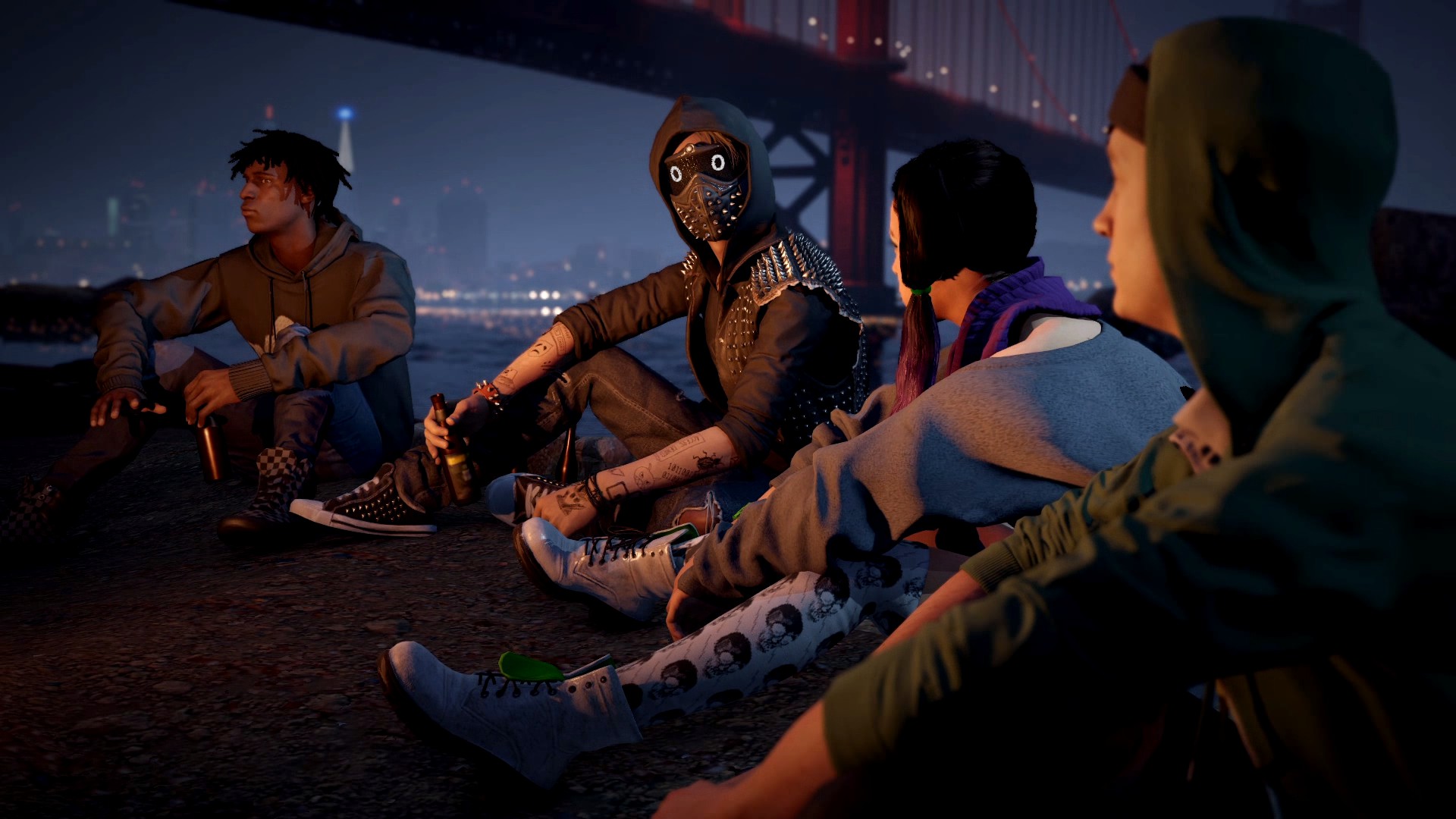 Download mobile wallpaper Watch Dogs, Golden Gate, Video Game, Watch Dogs 2 for free.