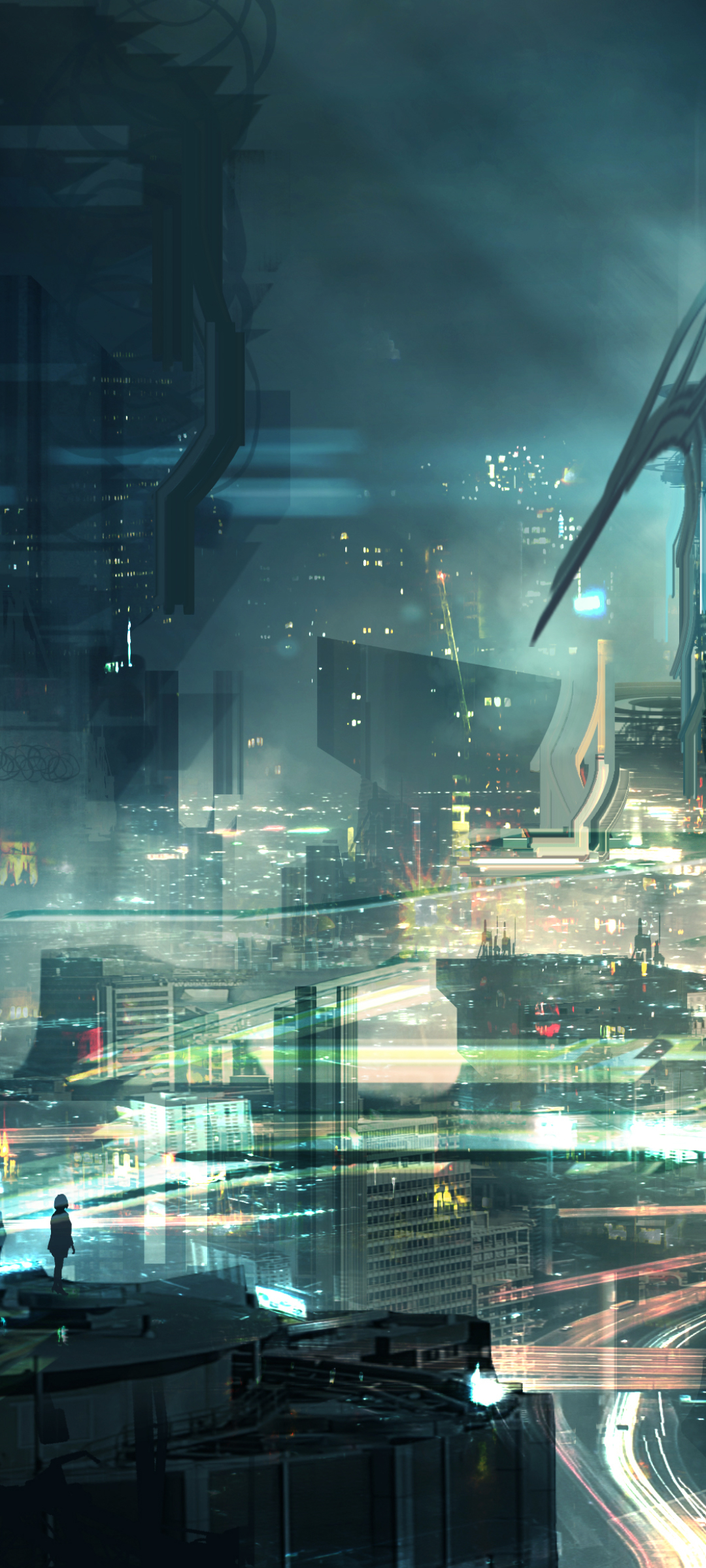 Download mobile wallpaper City, Building, Sci Fi, Futuristic City for free.