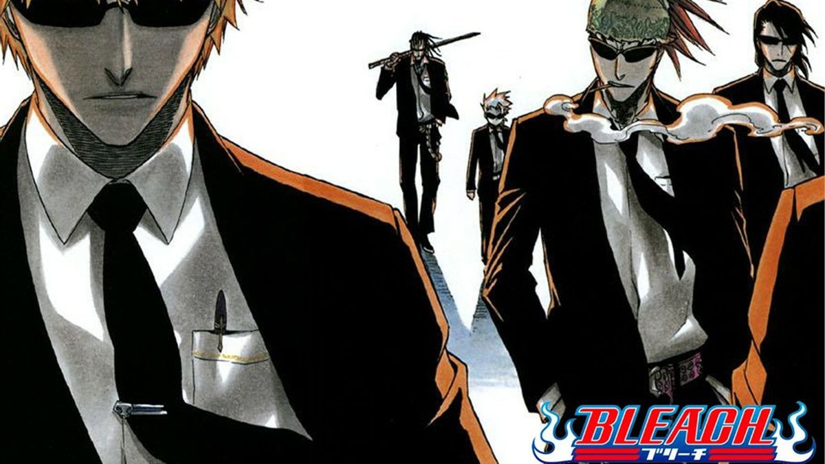 Free download wallpaper Anime, <b>Bleach</b>, Renji Abarai, Ichigo Kurosaki, Byaku...