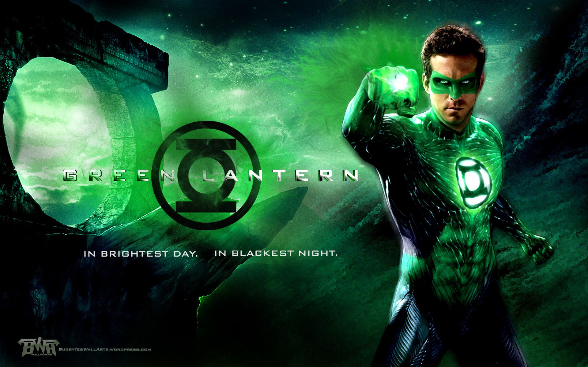 Téléchargez gratuitement l'image Green Lantern, Ryan Reynolds, Film sur le bureau de votre PC