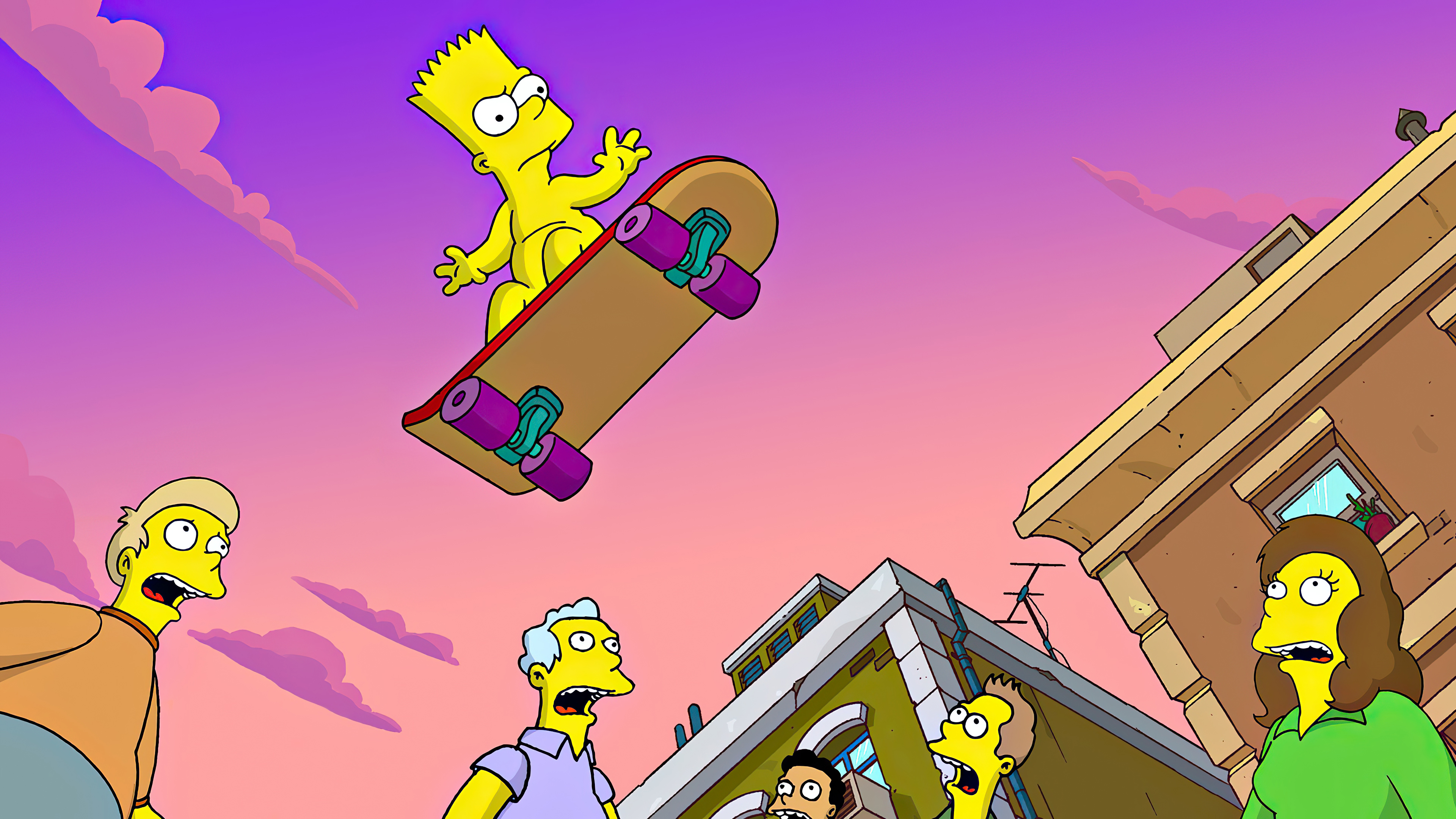 Скачать картинку Телешоу, Барт Симпсон, Симпсоны в телефон бесплатно.