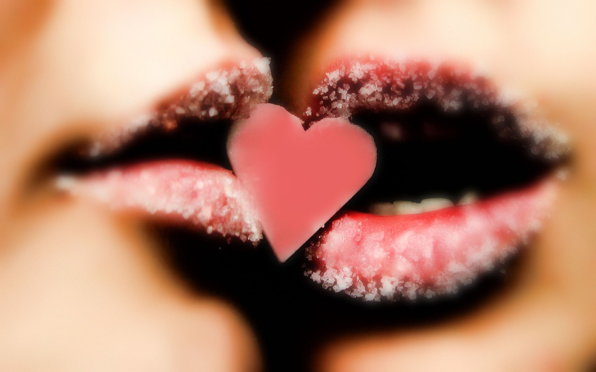 Download mobile wallpaper Lips, Photography, Cute, Love for free.