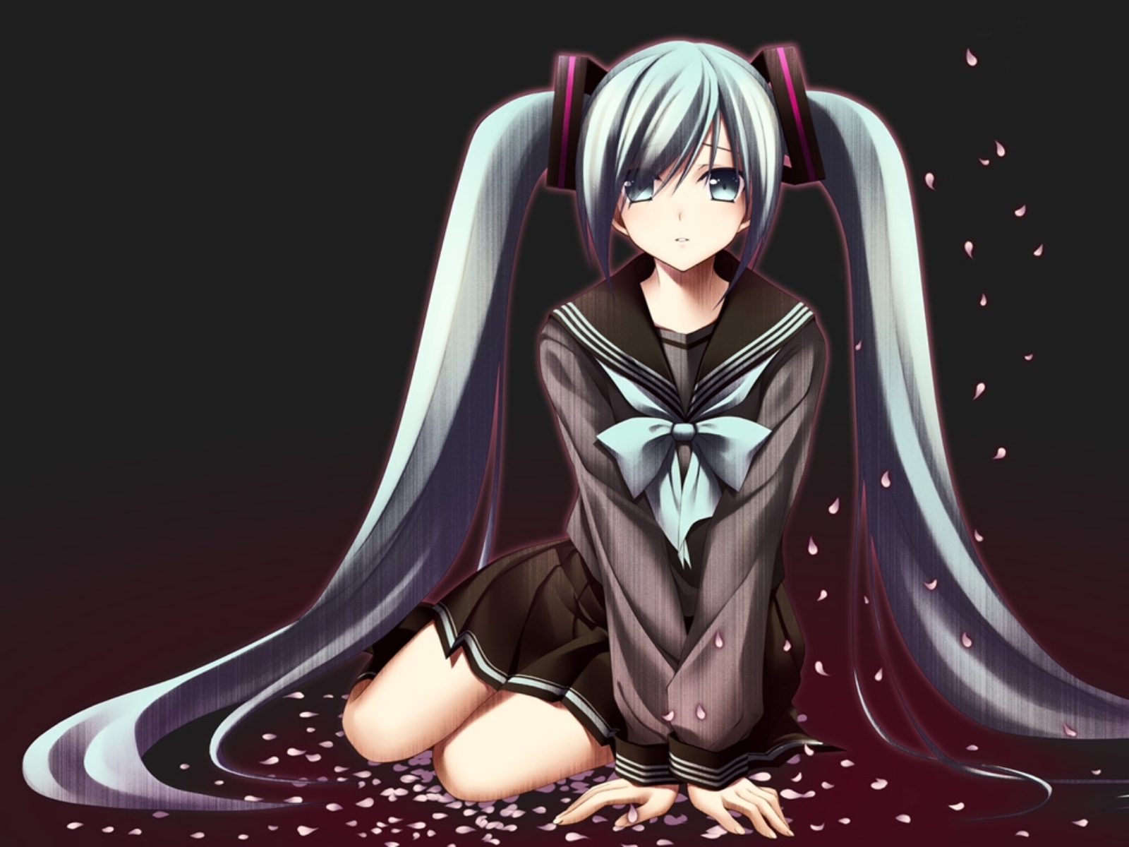 Téléchargez gratuitement l'image Vocaloïde, Animé, Hatsune Miku sur le bureau de votre PC