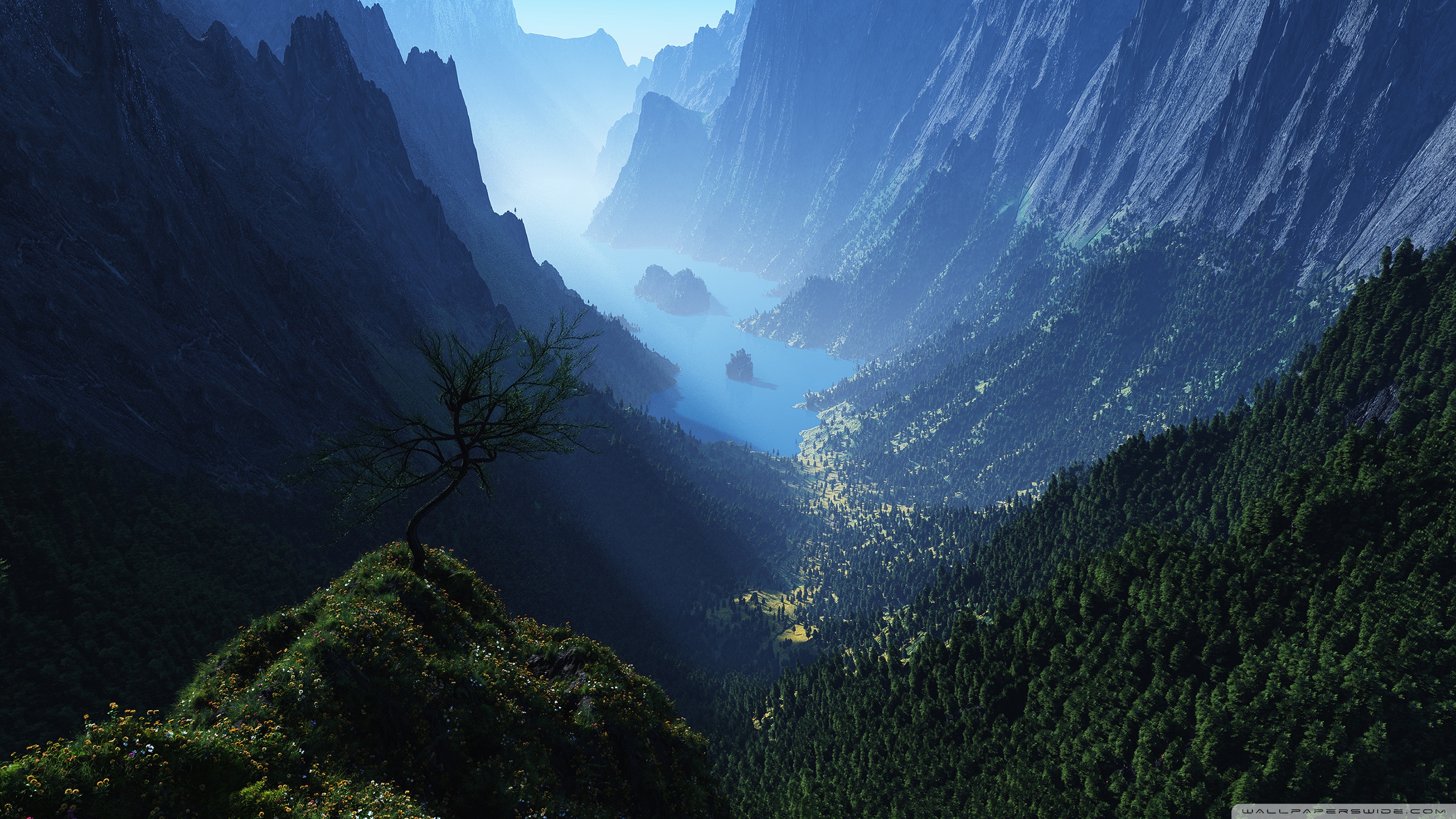 Download mobile wallpaper Earth, Valley for free.