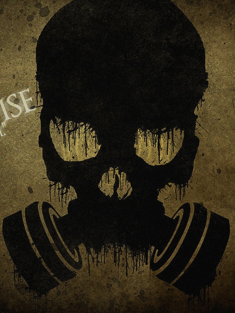 Download mobile wallpaper Dark, Mask, Gas Mask for free.