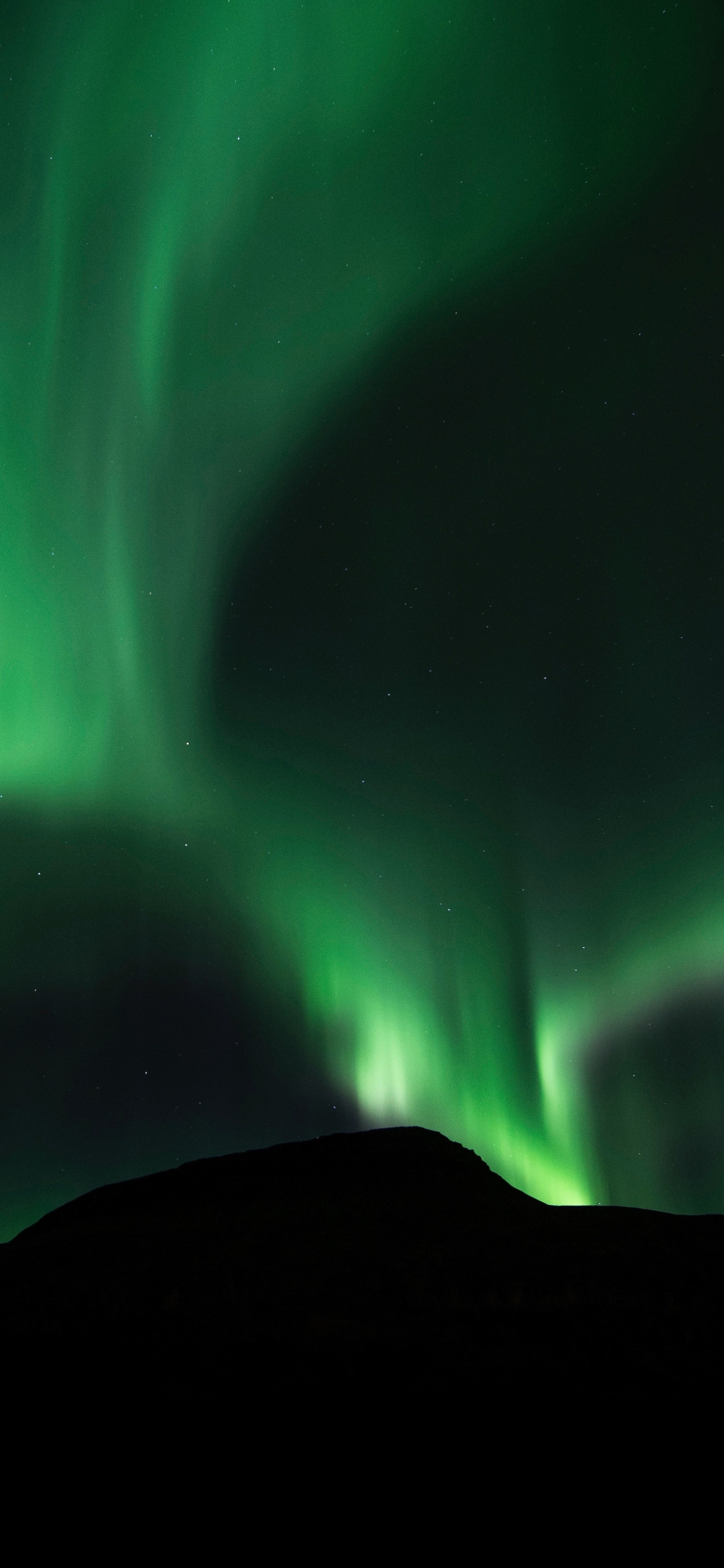 Download mobile wallpaper Night, Light, Earth, Aurora Borealis for free.