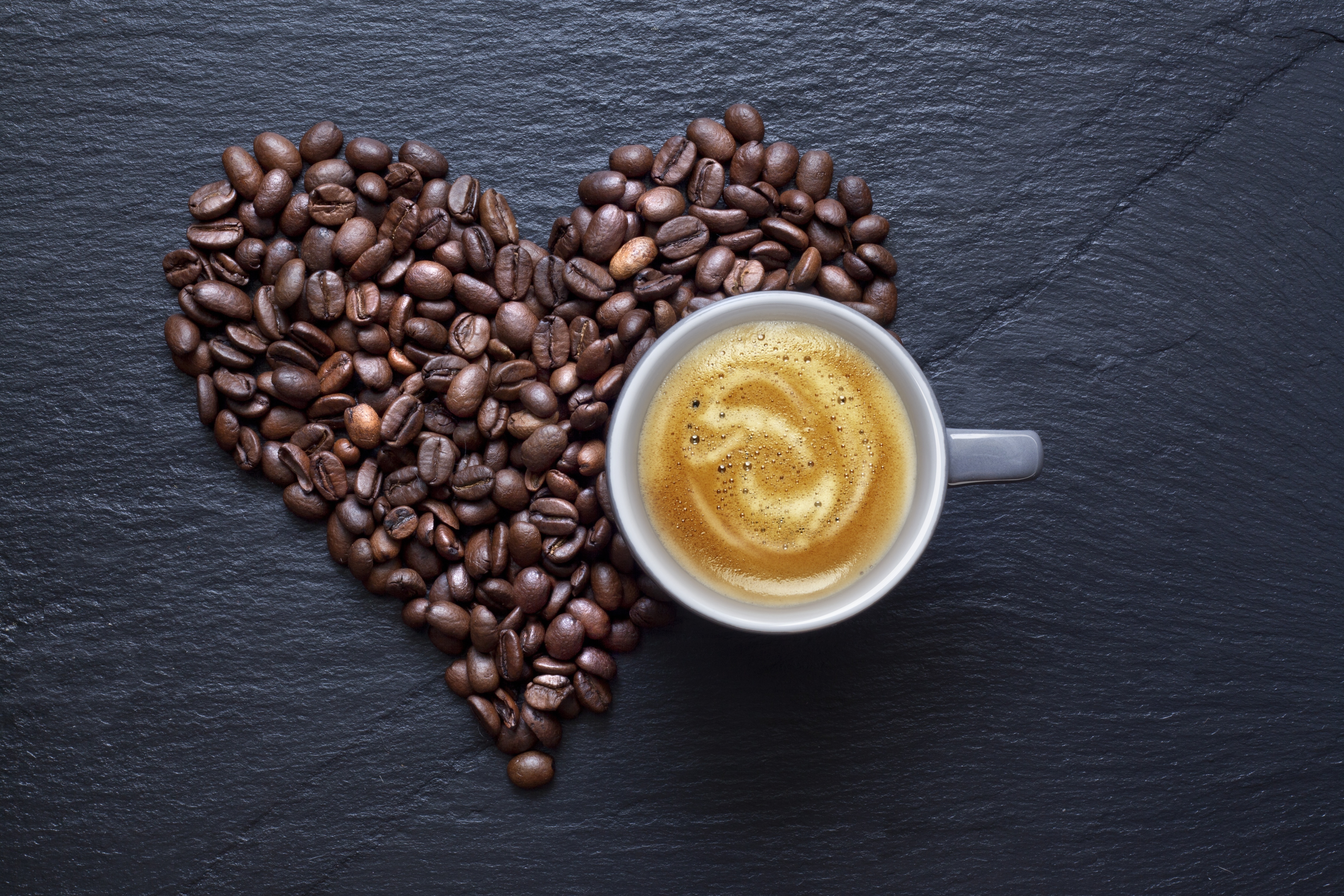 heart, coffee, food, love