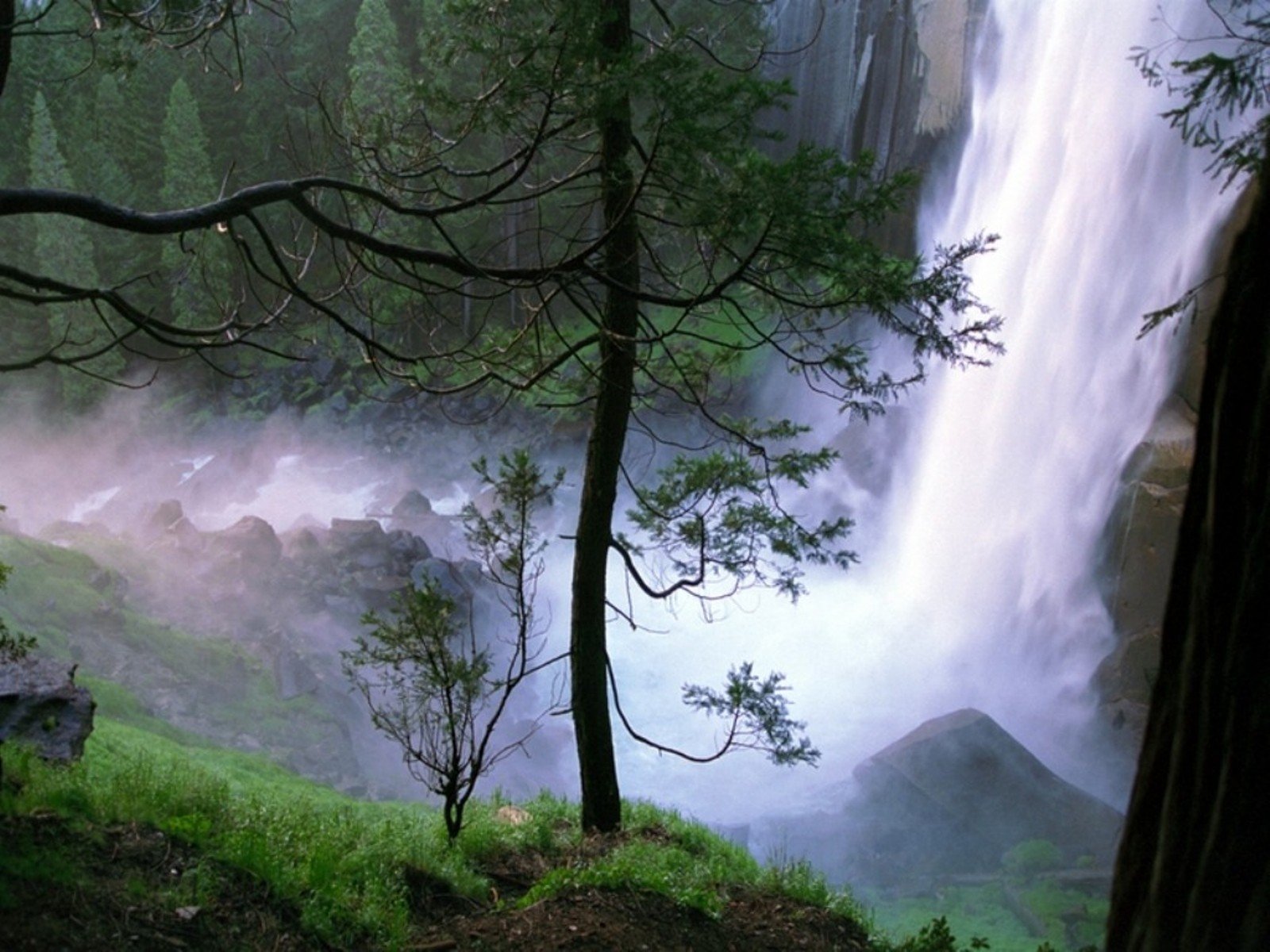 Download mobile wallpaper Waterfall, Earth for free.