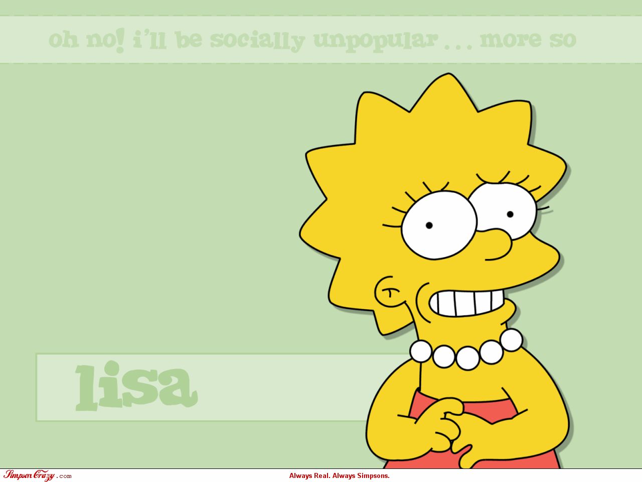 Téléchargez des papiers peints mobile Séries Tv, Lisa Simpson, Les Simpsons gratuitement.